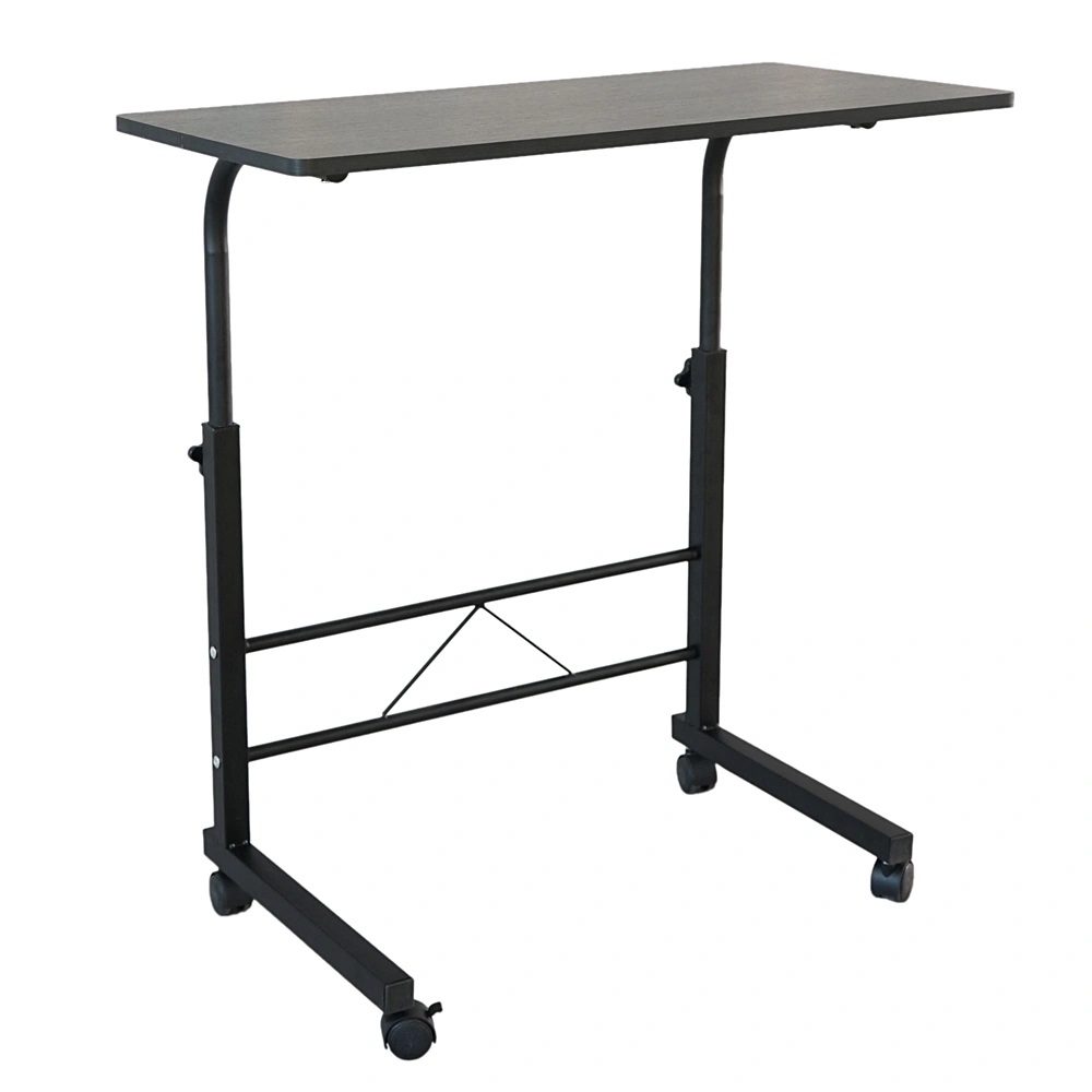 Removable P2 15mm Thick Chipboard & Steel Side Table / Nightstand, Black