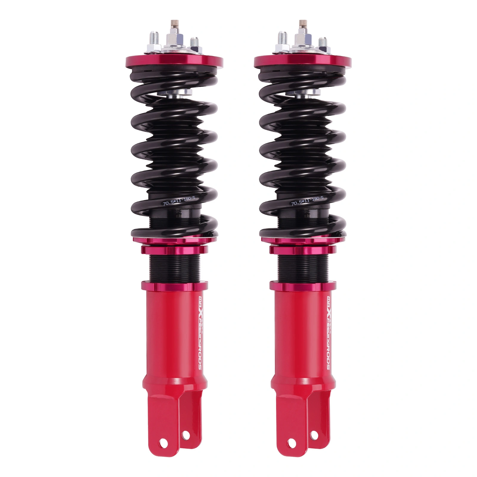 Rear Coilover Suspension Struts Kit 24-Way Damper for Honda Civic ED2 ED3 ED4 ED6 ED7 EC8 EE9 1989-1991 Fork Type Bracket view 2