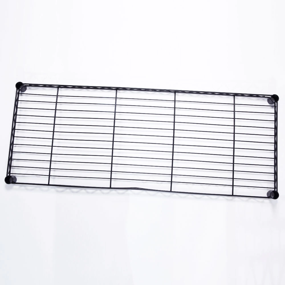 5-Layer Plastic Coated Iron Shelf with 1.5" Nylon Wheels 165*90*35 Black view 12