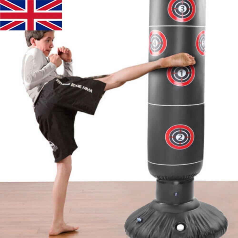 155cm Inflatable Standing Punch Bag, Free Boxing Kick MMA Training Bag for Kids Adults view 5