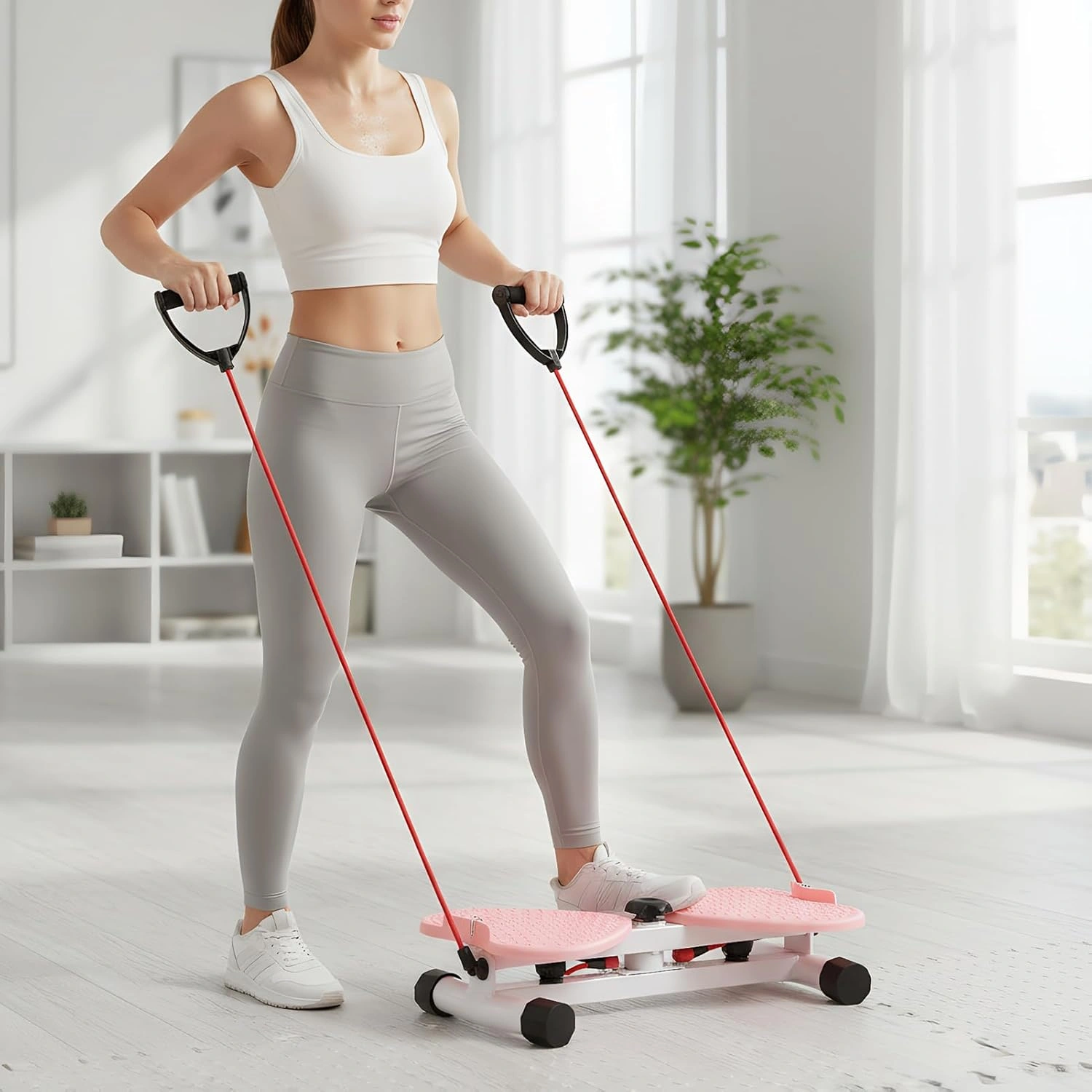Twisting Waist Disc Balance Board Machine Abdomen Exercise Fitness Trainer Blue view 2