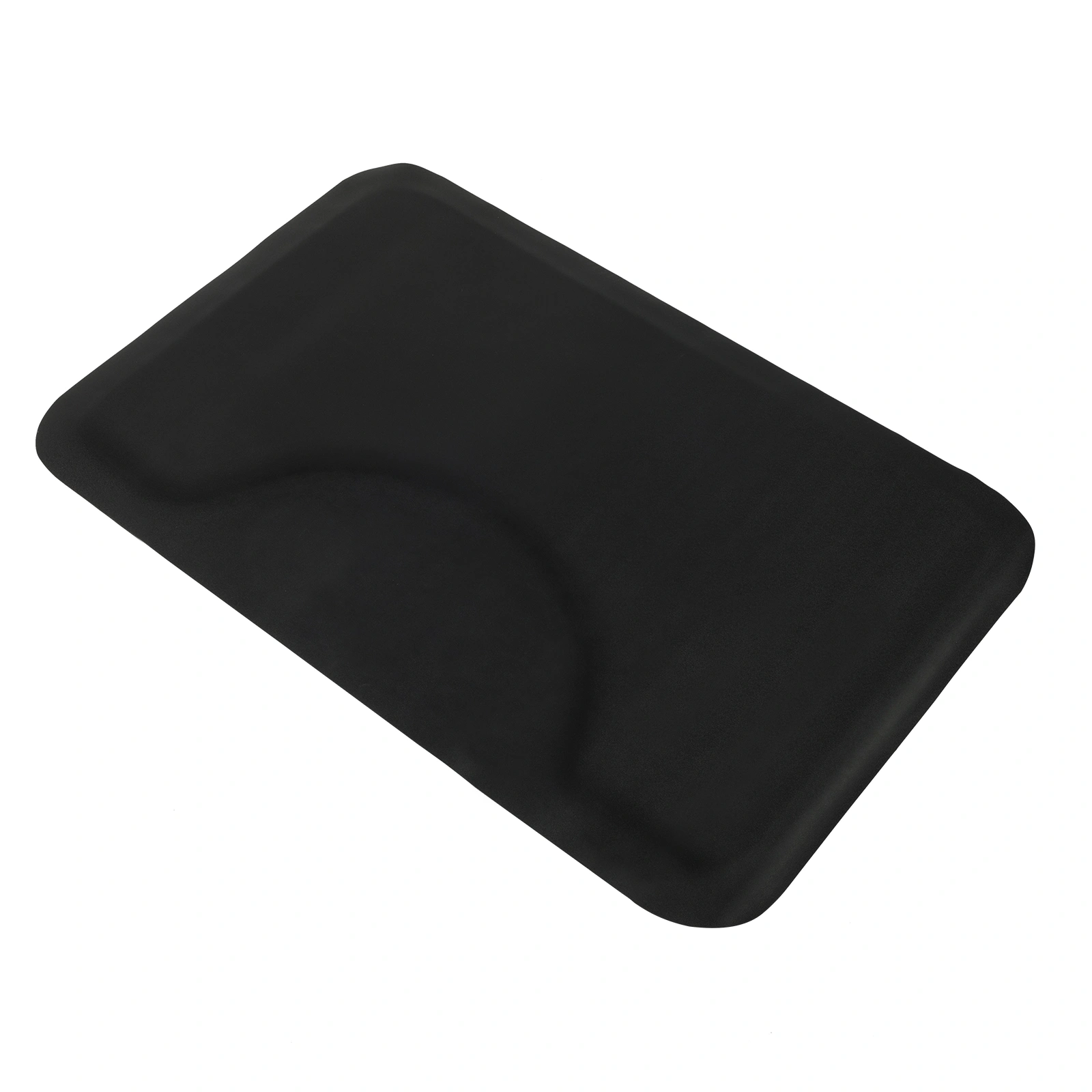3′x 4.5′x 1/2" Beauty Salon Square Anti-fatigue Salon Mat (Square Outside And Round Inside) Black view 4
