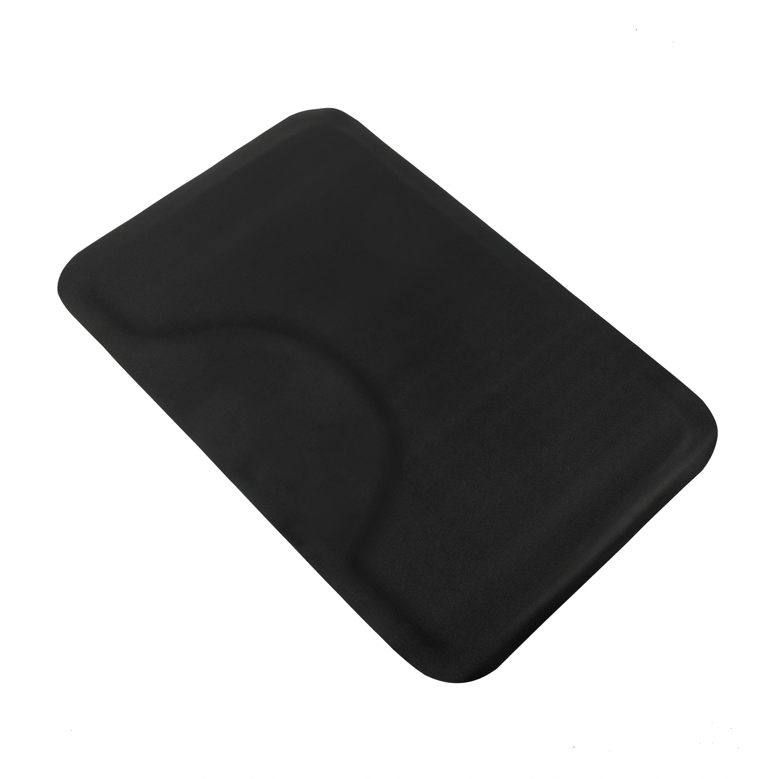 3′x 4.5′x 1/2" Beauty Salon Square Anti-fatigue Salon Mat (Square Outside And Round Inside) Black view 7