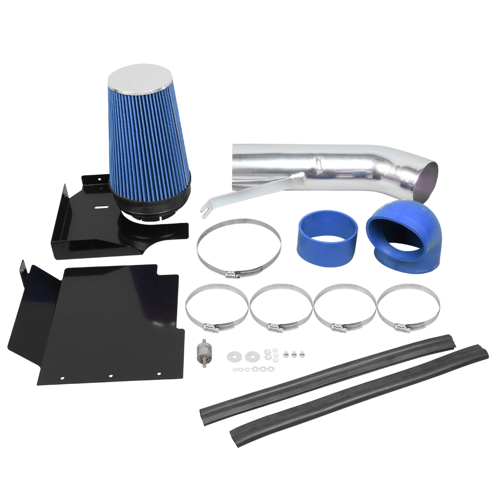 4 Inch Cold Air Intake Induction Kit Filter for GMC Chevrolet 1999-2006 V8 4.8L 5.3L 6.0L Blue view 21