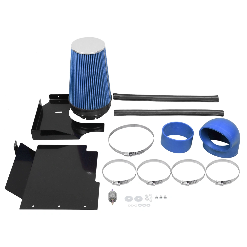4 Inch Cold Air Intake Induction Kit Filter for GMC Chevrolet 1999-2006 V8 4.8L 5.3L 6.0L Blue view 22