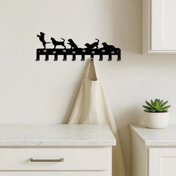 CIFbuy™ Create An Organized Oasis: Animal-Inspired Upright Keychain Hook Rack - Detachable Wall Storage | Utility For Every Space Wall Sculptures.(TikTok/temu self-pickup orders) view 2