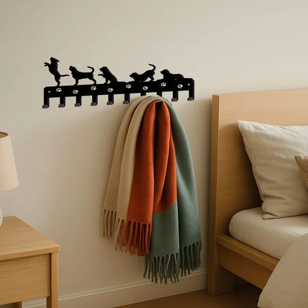CIFbuy™ Create An Organized Oasis: Animal-Inspired Upright Keychain Hook Rack - Detachable Wall Storage | Utility For Every Space Wall Sculptures.(TikTok/temu self-pickup orders) view 3