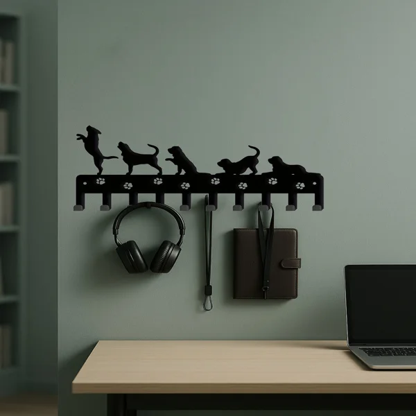 CIFbuy™ Create An Organized Oasis: Animal-Inspired Upright Keychain Hook Rack - Detachable Wall Storage | Utility For Every Space Wall Sculptures.(TikTok/temu self-pickup orders) view 4