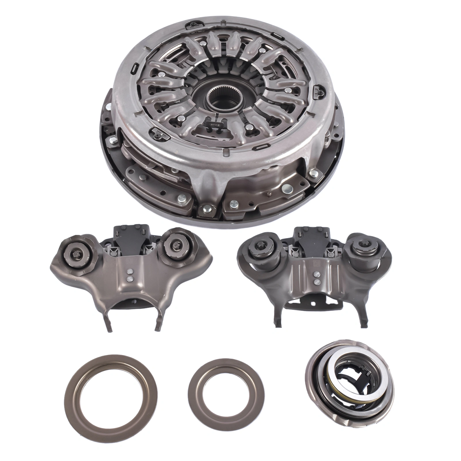 Transmission Clutch Pressure Plate & Clutch Fork Kit Replacement for Ford Fiesta 2011-2019, Focus 2012-2017 CA6Z7515J CA6Z7515K