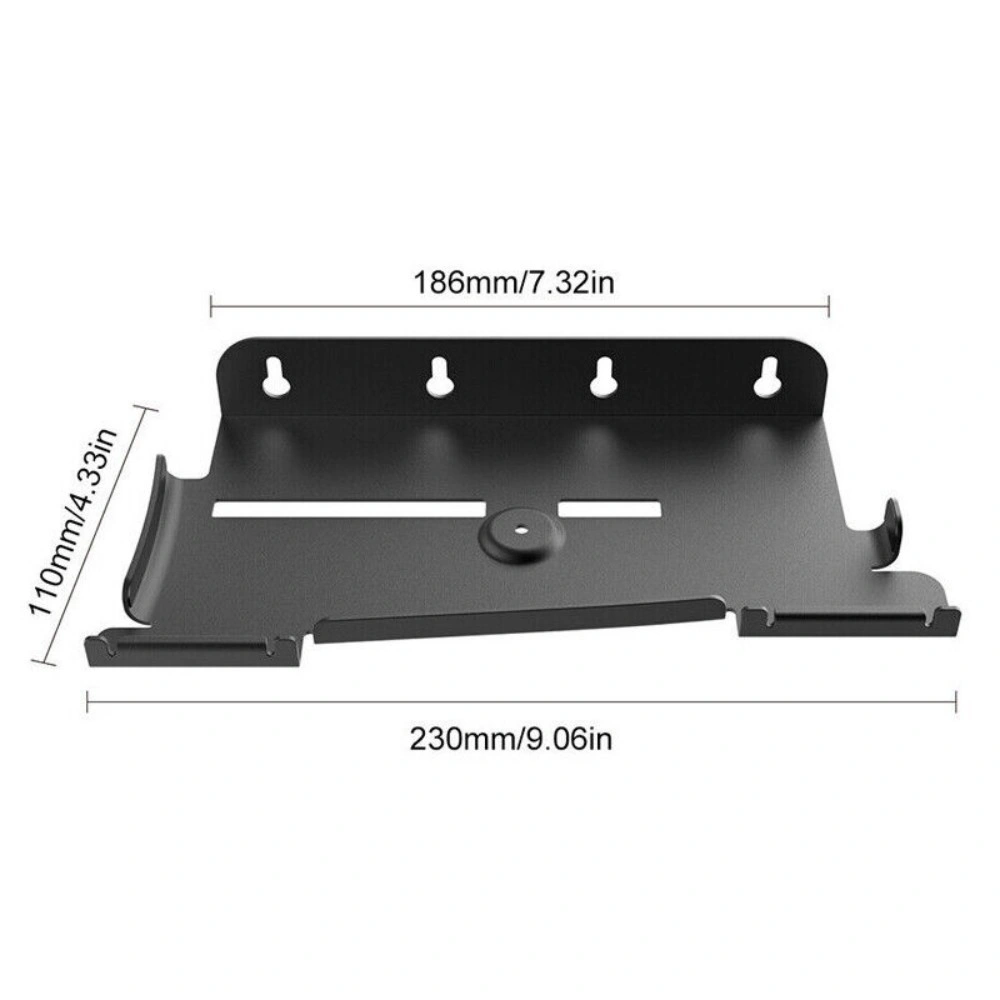 PS5 Slim Wall Mount Bracket Kit with Stand Base for PlayStation 5 Console UK Compatible view 3
