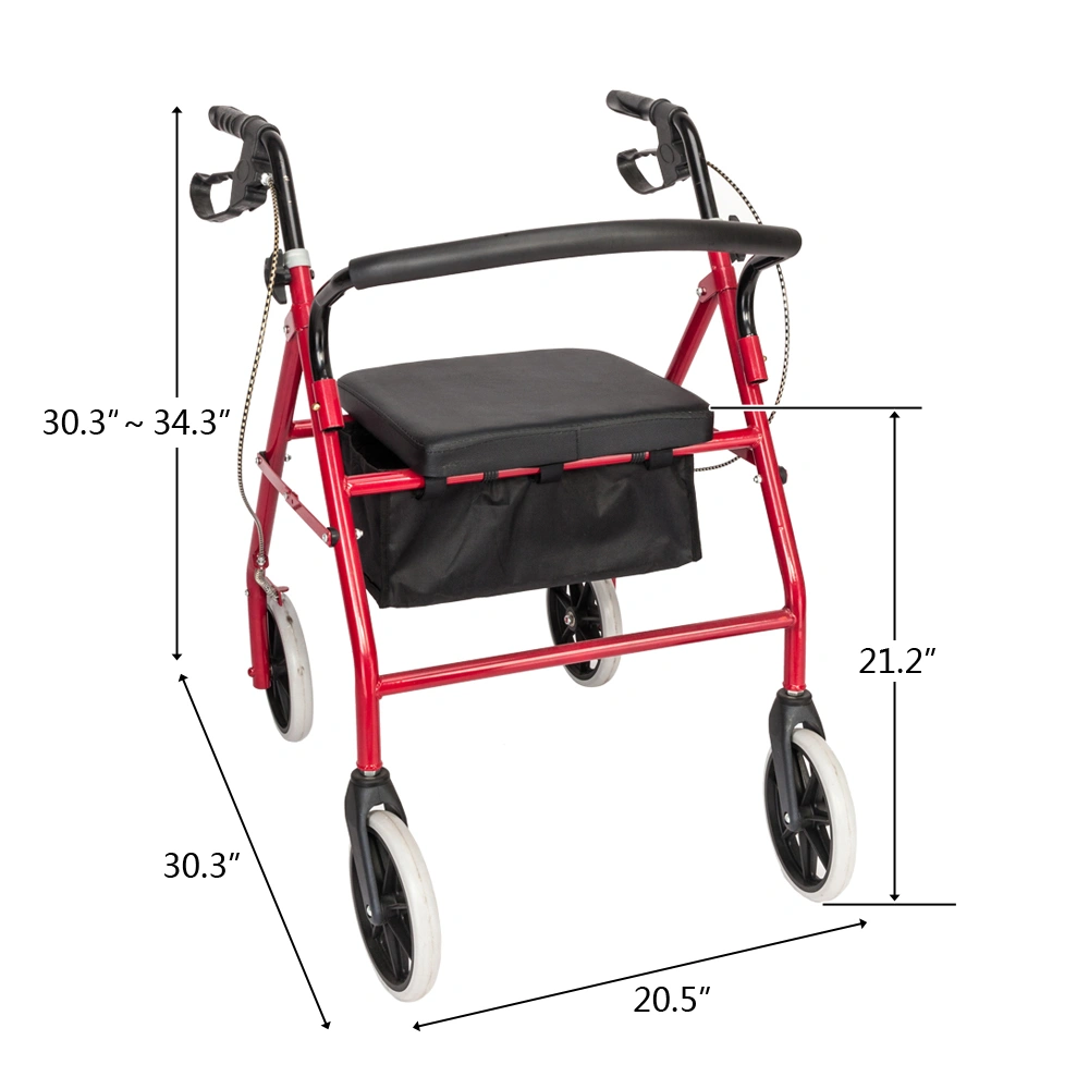 Iron Walker with Wheels Black & Red view 10