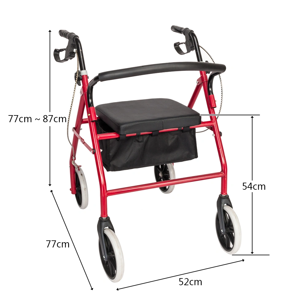 Iron Walker with Wheels Black & Red view 11