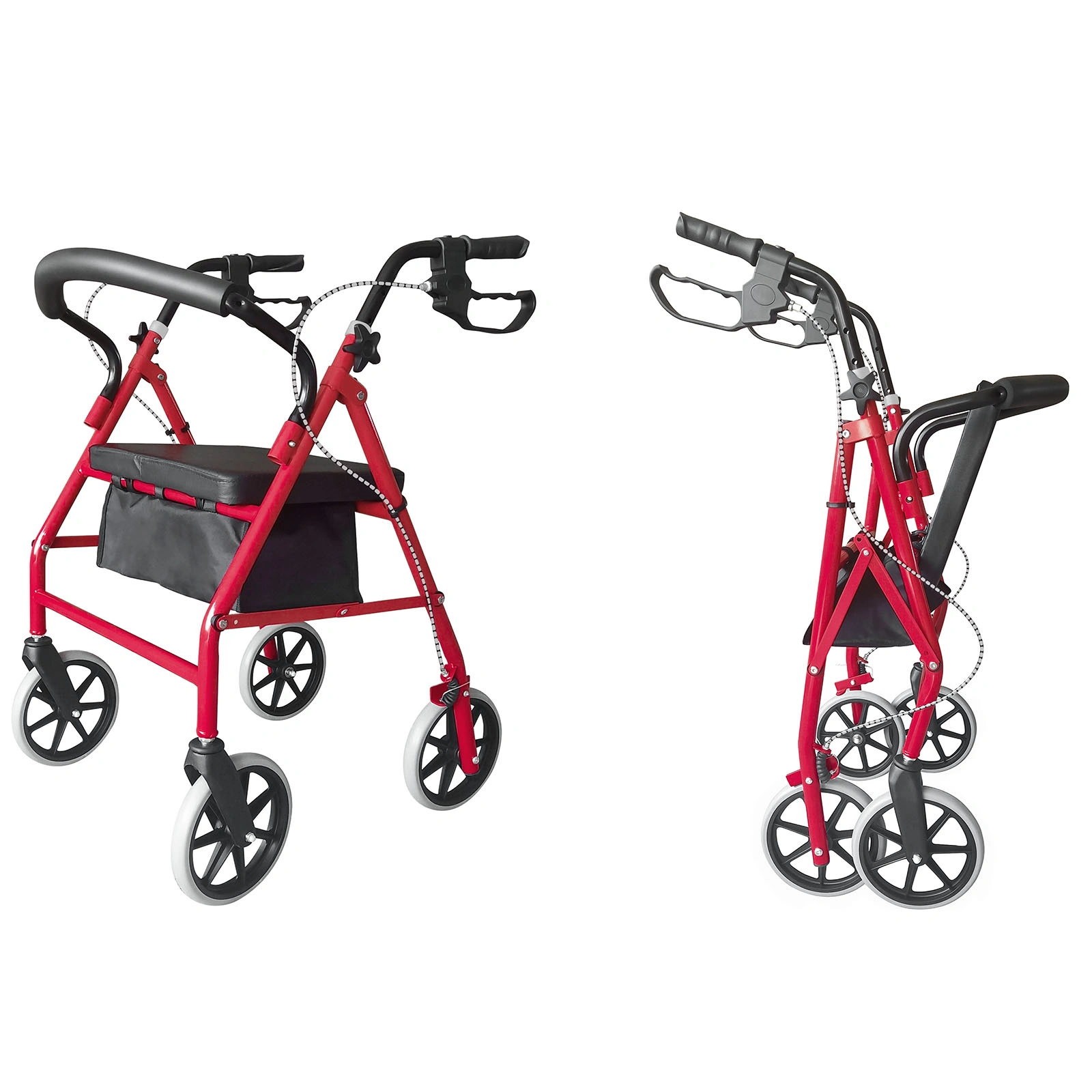 Iron Walker with Wheels Black & Red view 12