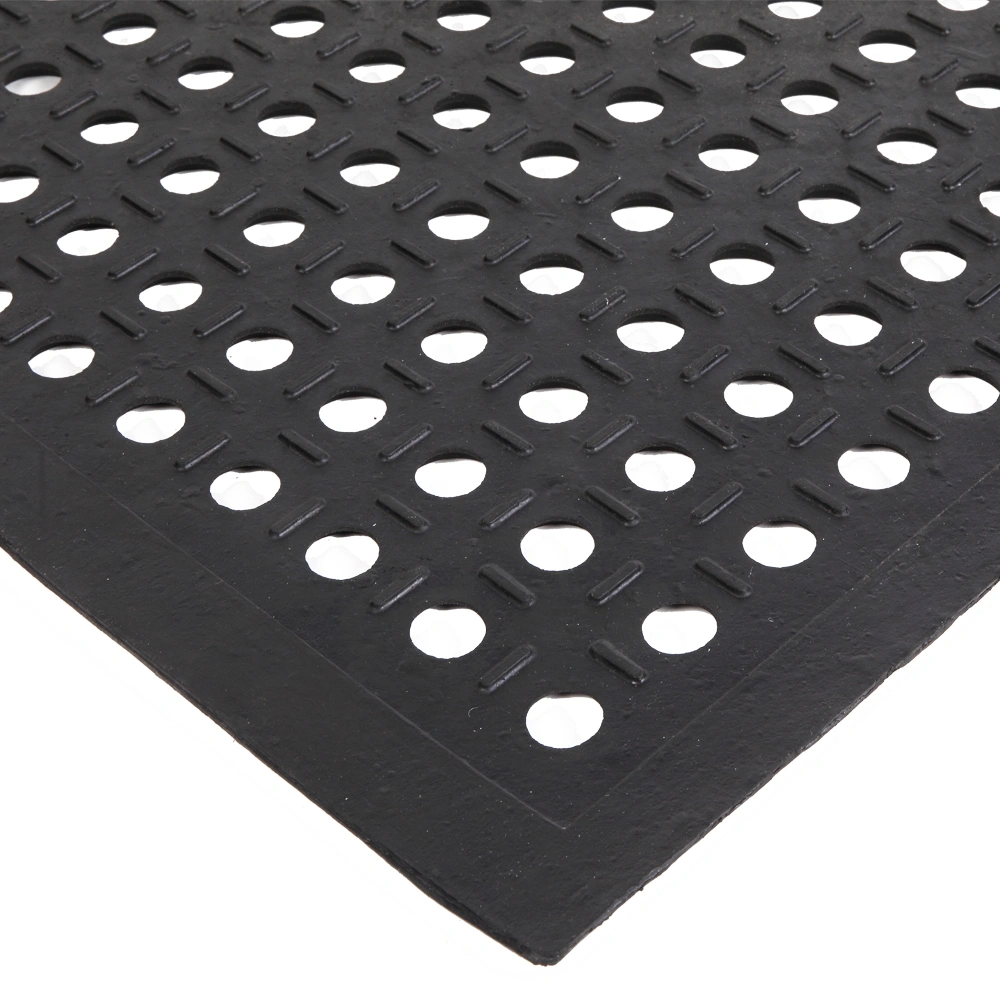 Bar Kitchen Industrial Multi-functional Anti-fatigue Drainage Rubber Non-slip Hexagonal Mat 150*90cm view 14