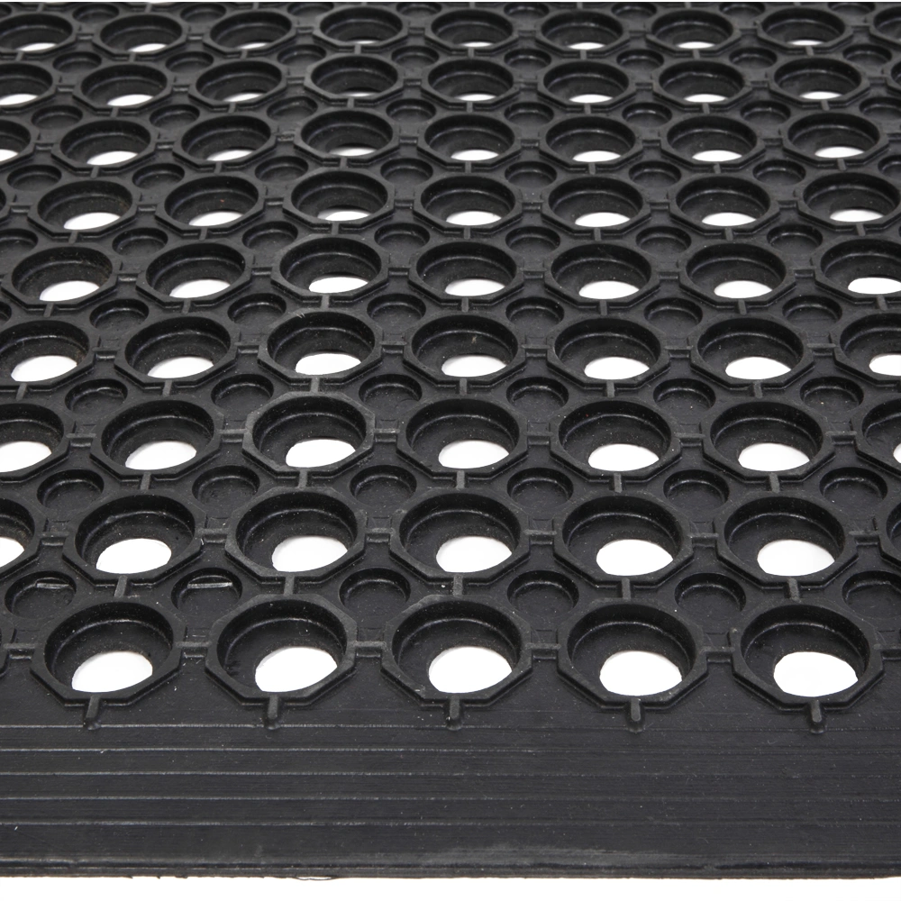 Bar Kitchen Industrial Multi-functional Anti-fatigue Drainage Rubber Non-slip Hexagonal Mat 150*90cm view 15