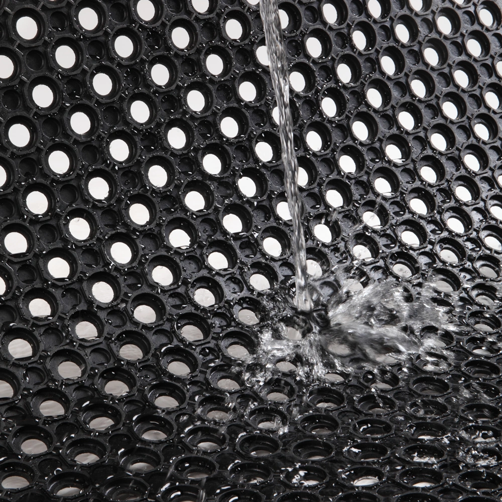 Bar Kitchen Industrial Multi-functional Anti-fatigue Drainage Rubber Non-slip Hexagonal Mat 150*90cm view 16
