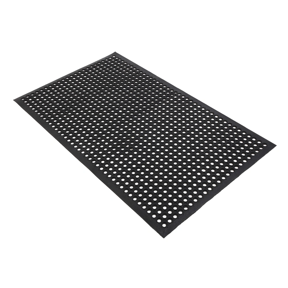 Bar Kitchen Industrial Multi-functional Anti-fatigue Drainage Rubber Non-slip Hexagonal Mat 150*90cm view 3