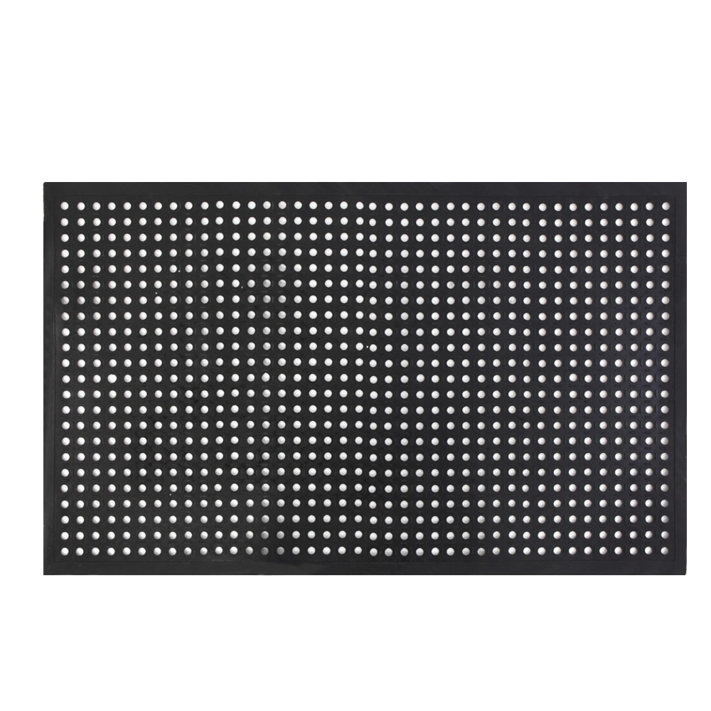 Bar Kitchen Industrial Multi-functional Anti-fatigue Drainage Rubber Non-slip Hexagonal Mat 150*90cm view 5