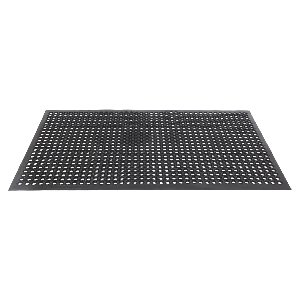 Bar Kitchen Industrial Multi-functional Anti-fatigue Drainage Rubber Non-slip Hexagonal Mat 150*90cm view 6