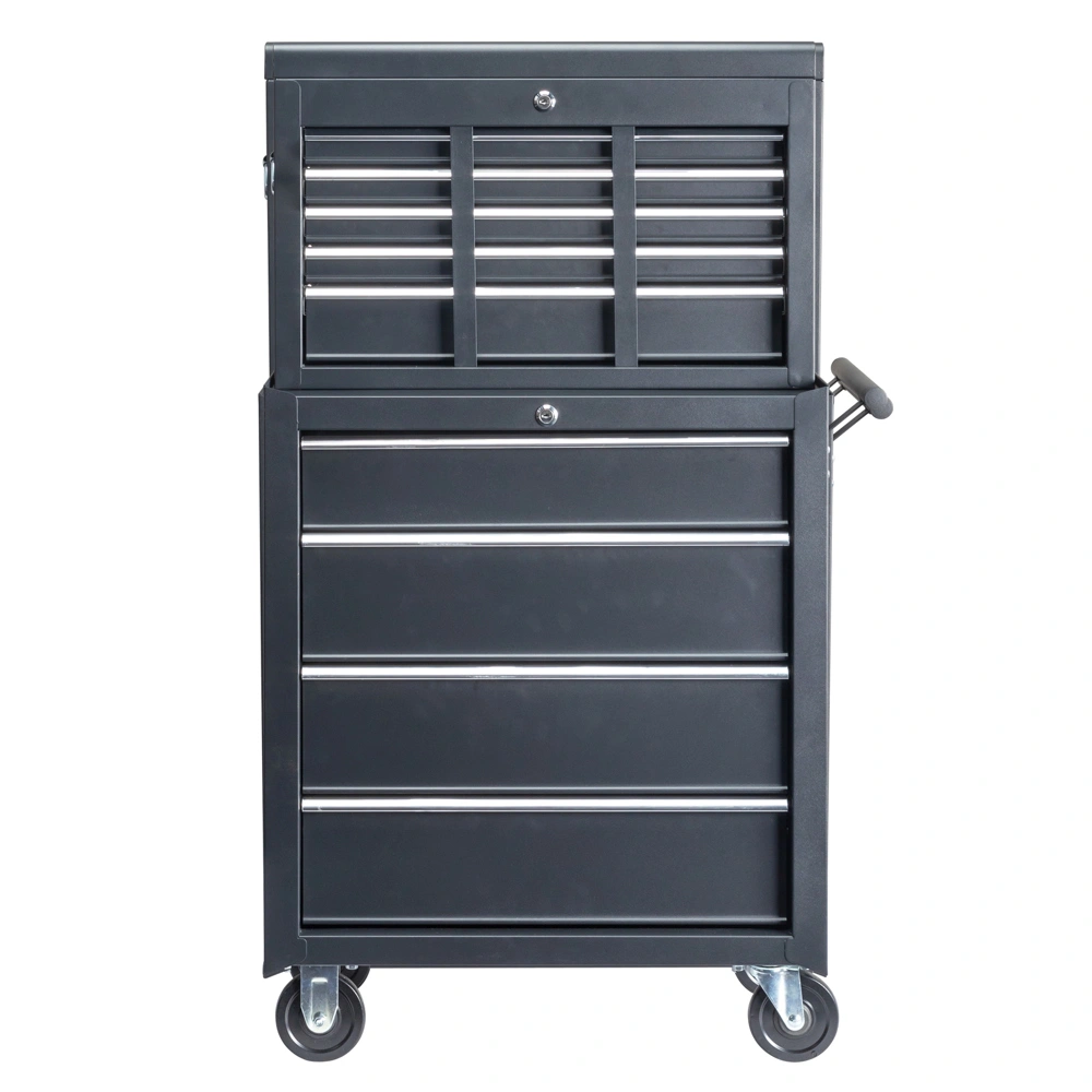steel tool box black