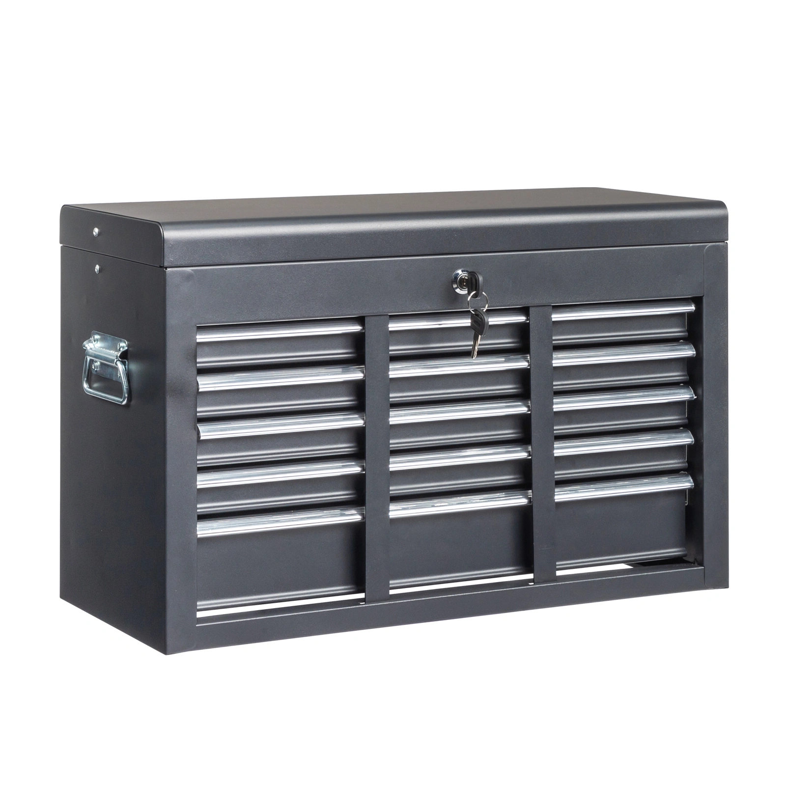 steel tool box black view 22