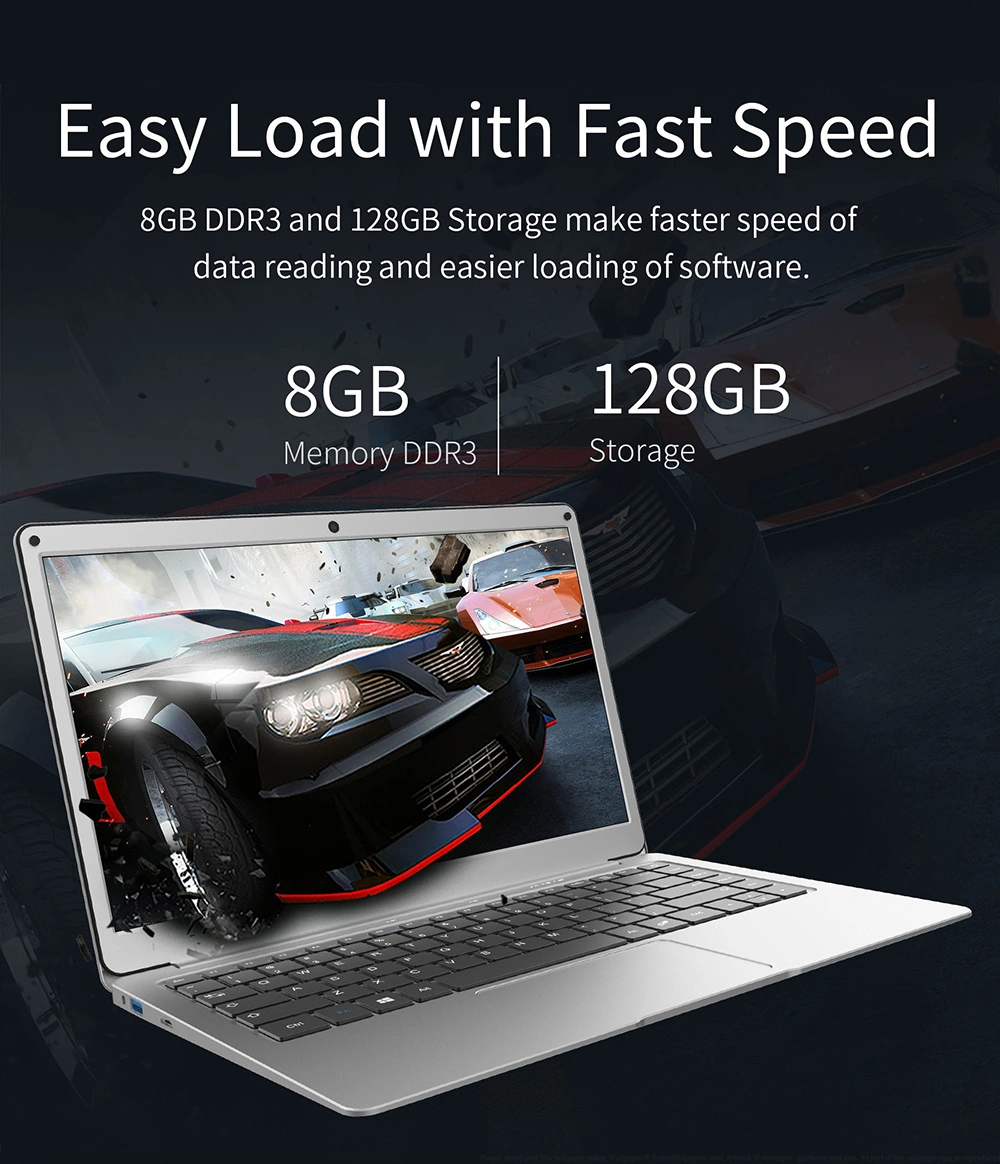Jumper EZbook X3 Premium 14" Laptop 8GB RAM 256GB SSD EU Gray Notebook view 2