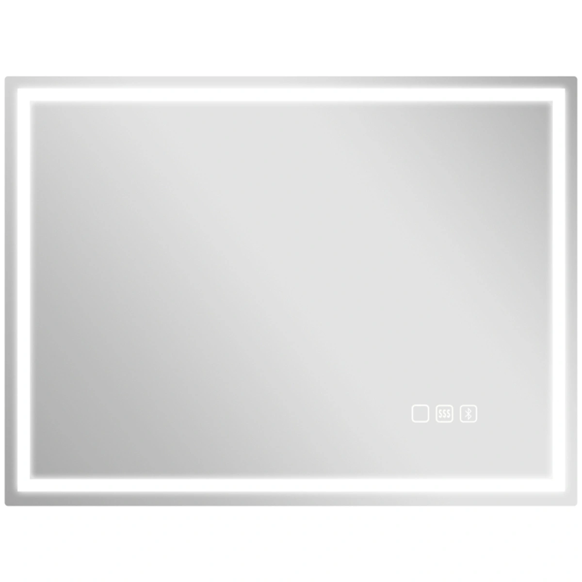 Wall Mounted Bathroom Mirror Frameless Anti Fog Decorative Mirror for Bathroom view 3
