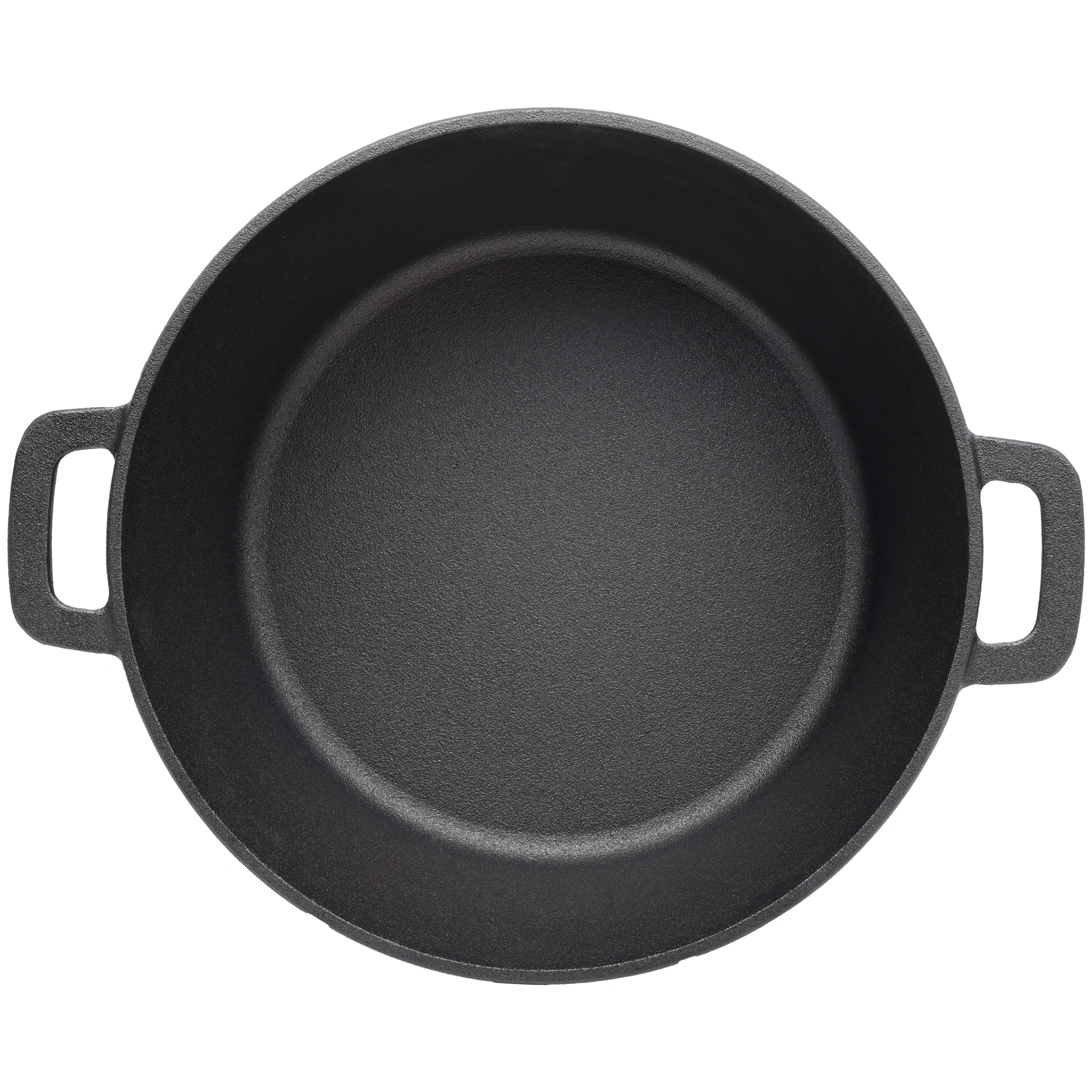 Pre-Seasoned Cast Iron Dutch Oven 5Qt - 2-in-1 Dual Handle Camping Pot with 2pcs Silicone Handles Covers, Outdoor Frying Pan for Campfire, BBQ, Fireplace, Grill Cooking & Baking view 16