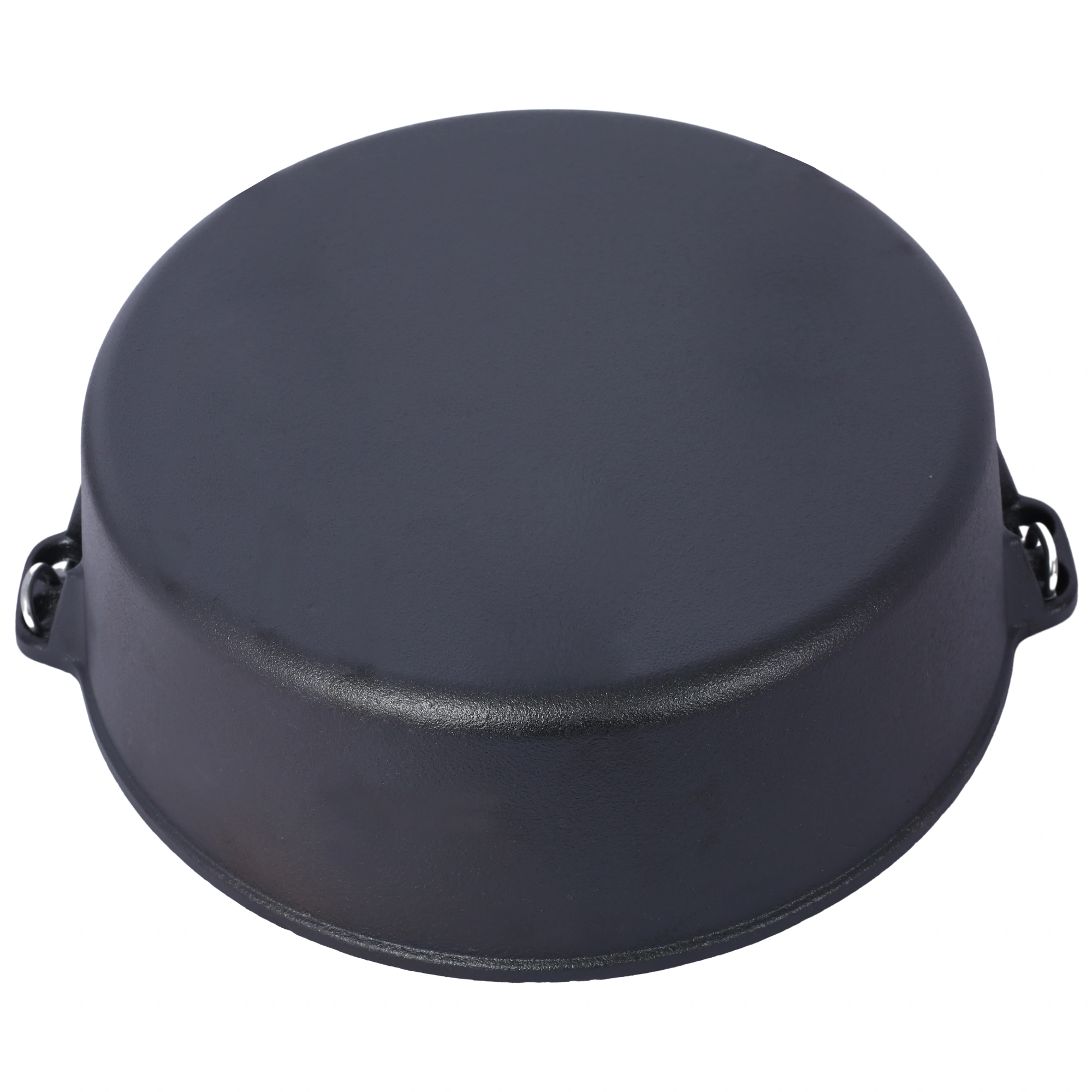 Pre-Seasoned Cast Iron Dutch Oven 6 Quart with Skillet Lid & Pot Rack, Camping Cookware for Fireplace, BBQ, Campfire Baking & Outdoor Cooking view 7