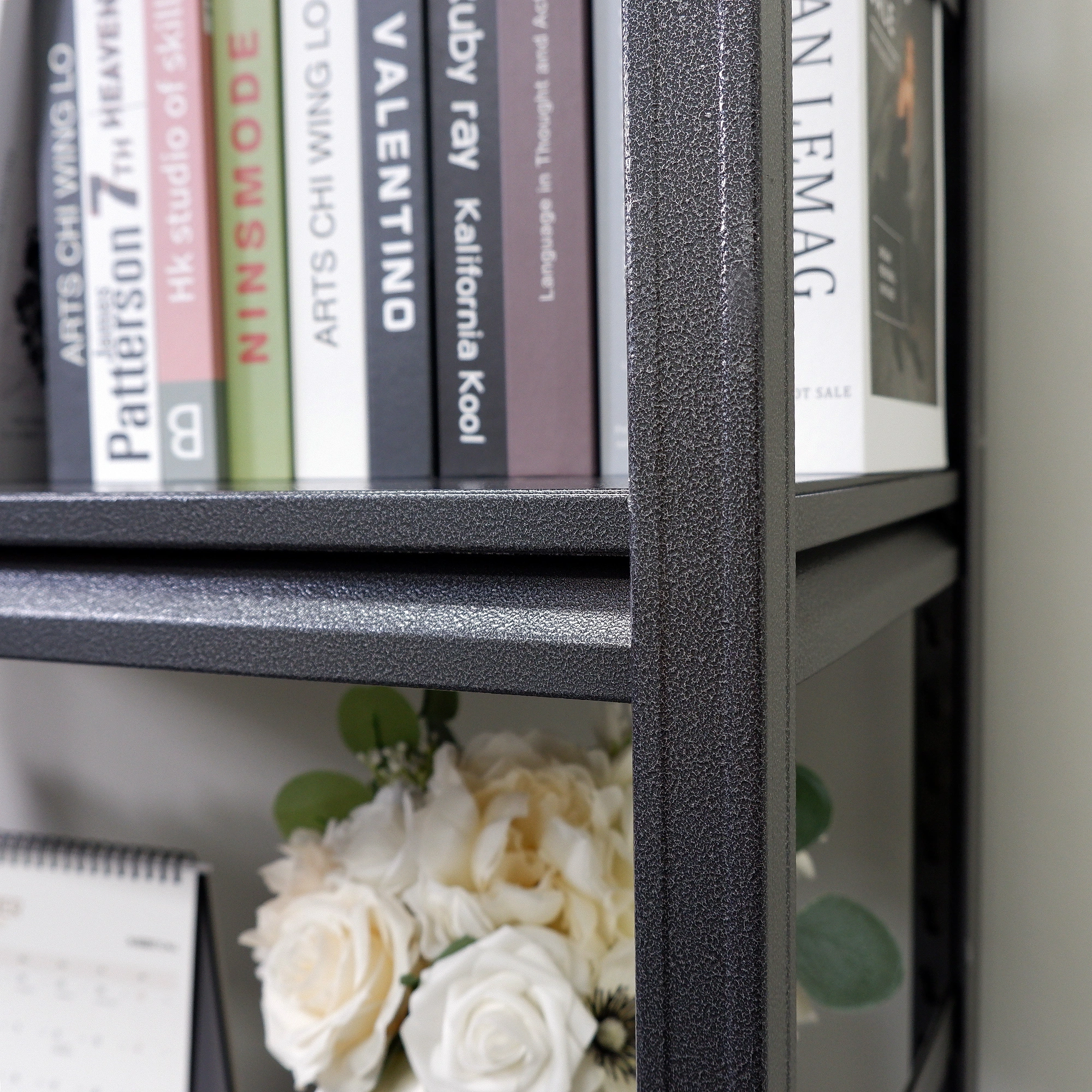 H72 * W47.2 * D23.6 Storage Shelves 5 Tier Heavy Duty Metal Shelving Unit Adjustable Shelving Units and Storage Rack Kitchen Garage Shelf view 7