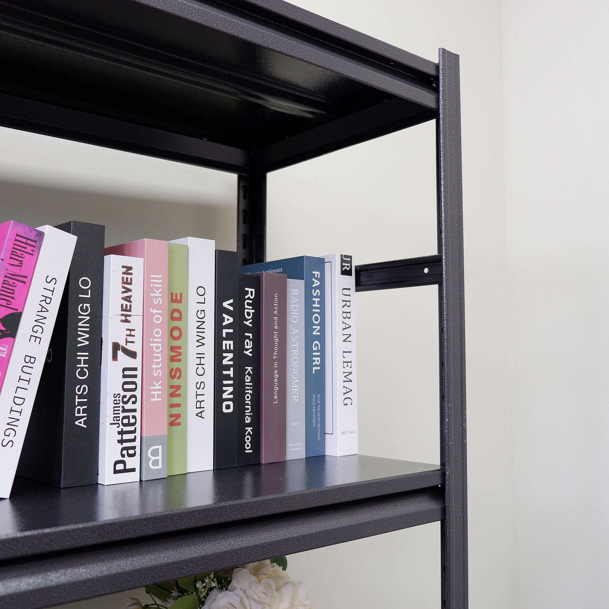 H72 * W47.2 * D23.6 Storage Shelves 5 Tier Heavy Duty Metal Shelving Unit Adjustable Shelving Units and Storage Rack Kitchen Garage Shelf view 9