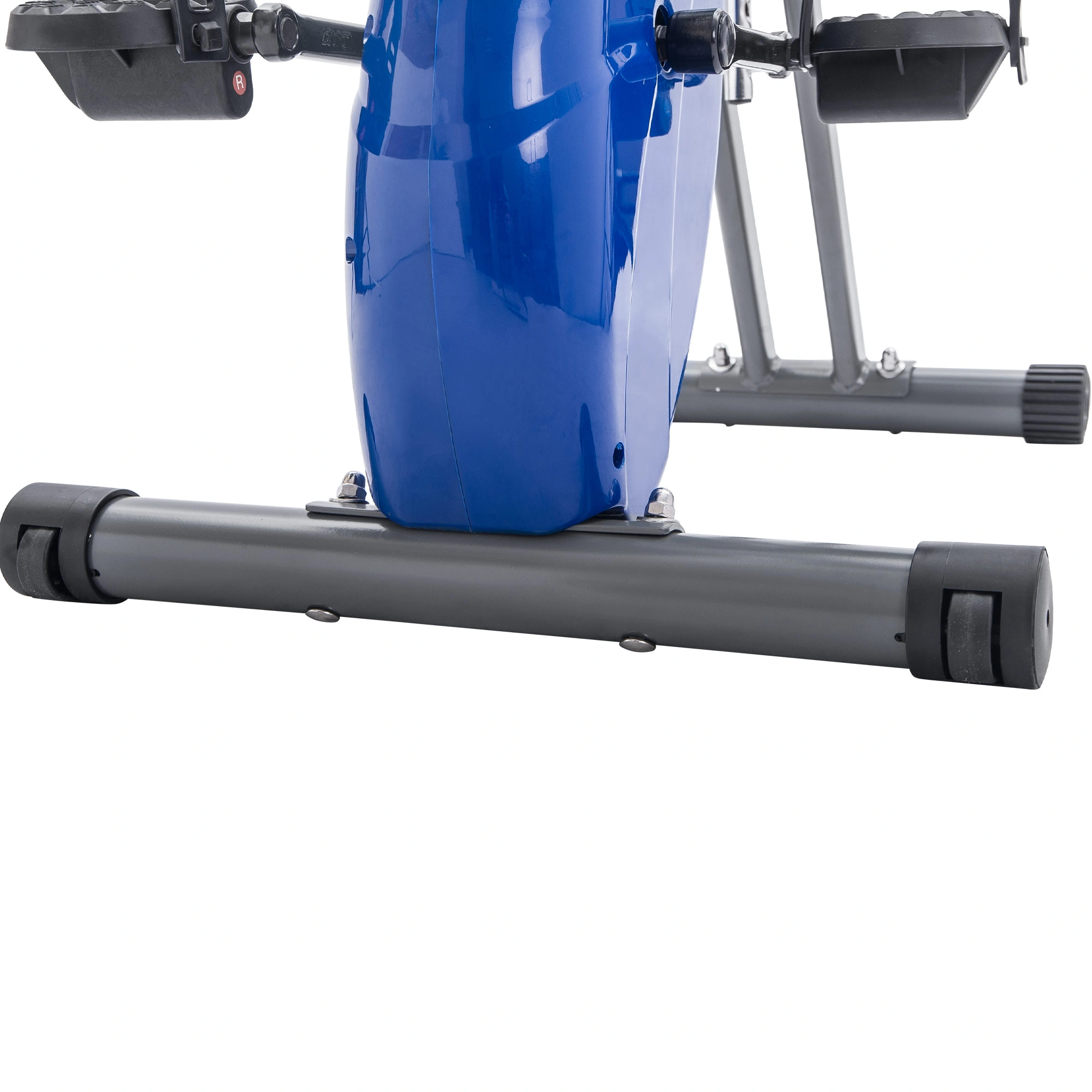 Folding Exercise Bike, Fitness Upright and Recumbent with 16-Level Adjustable Resistance, Arm Bands and Backrest