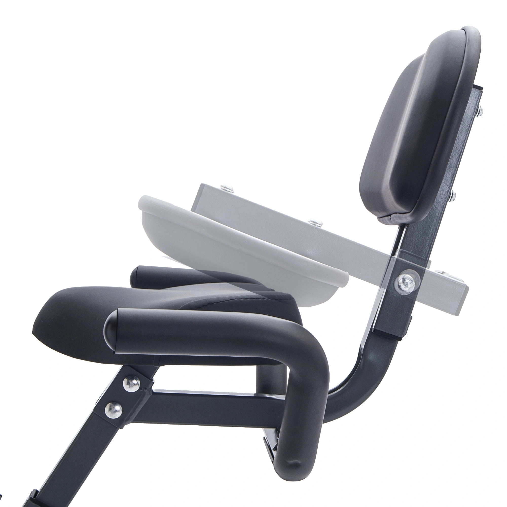 Folding Exercise Bike, Fitness Upright and Recumbent with 16-Level Adjustable Resistance, Arm Bands and Backrest view 7