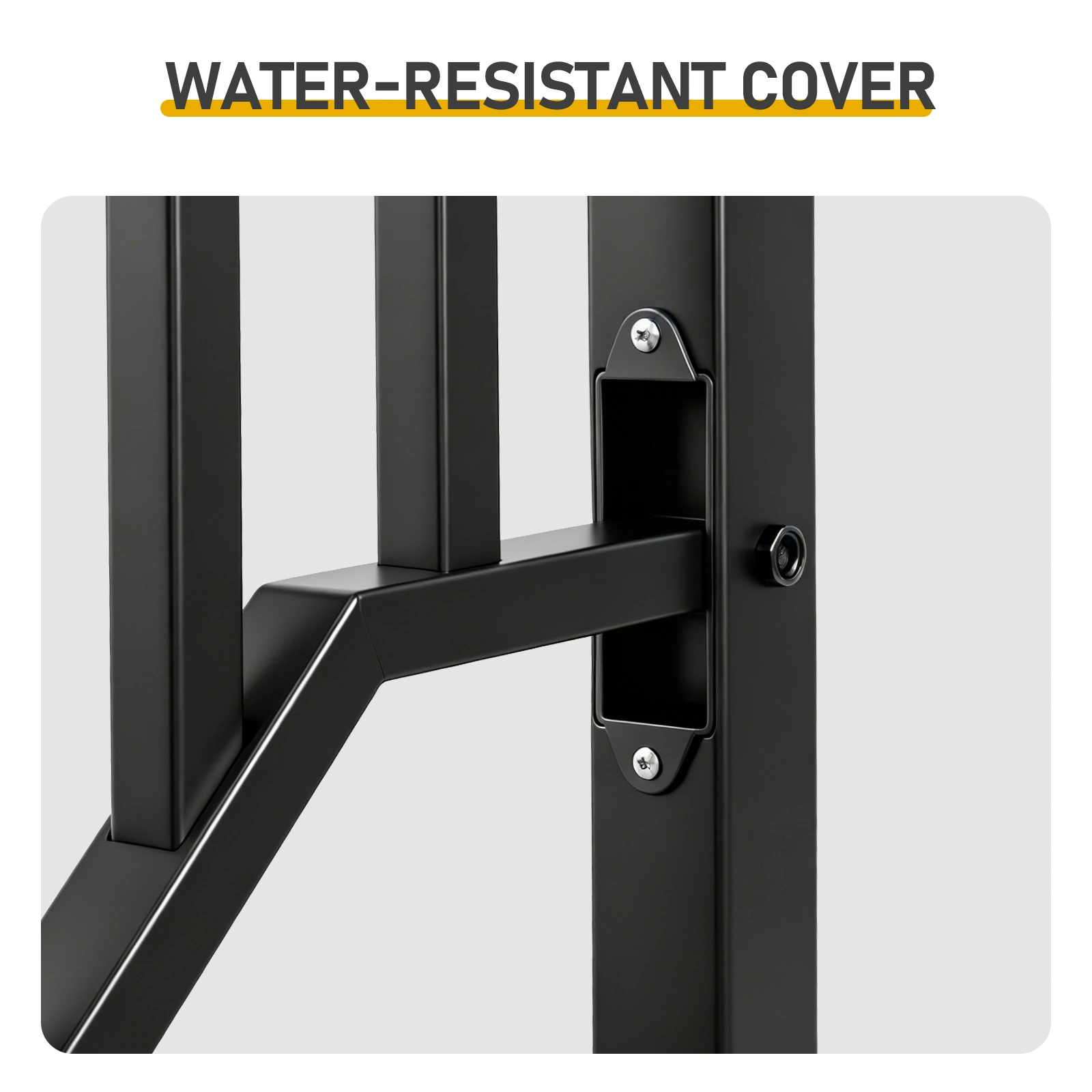 Matte Black Outdoor 4 Level Iron Handrail view 23