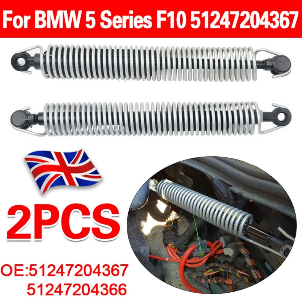 Rear Boot Lid Strut Return Spring Pair Left Right for BMW 5 Series F10 2009-2016 view 2