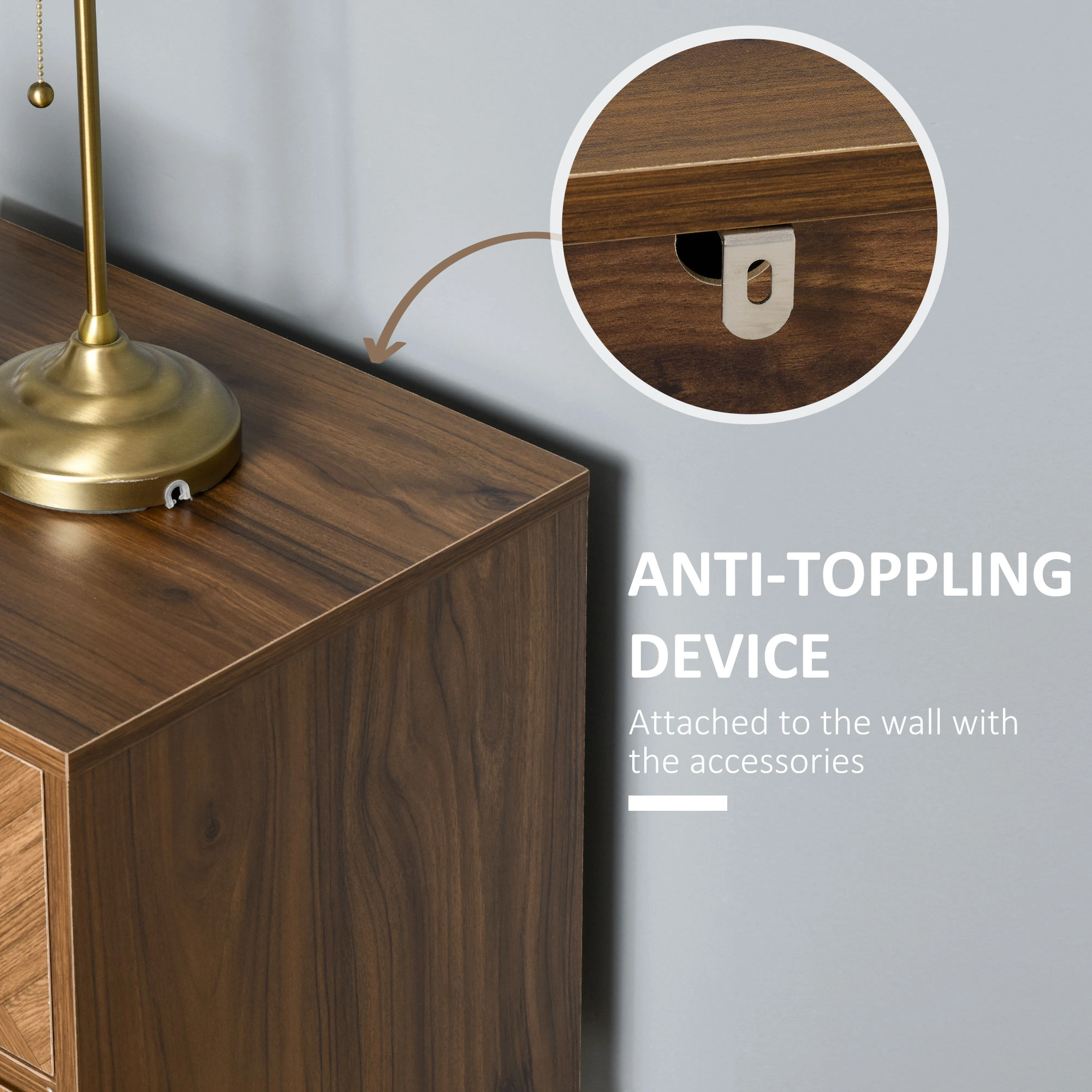 Bedside Tables, Small Nightstand with Shelf, Space-Saving Storage Table, Minimalist Design, Easy Assembly view 4