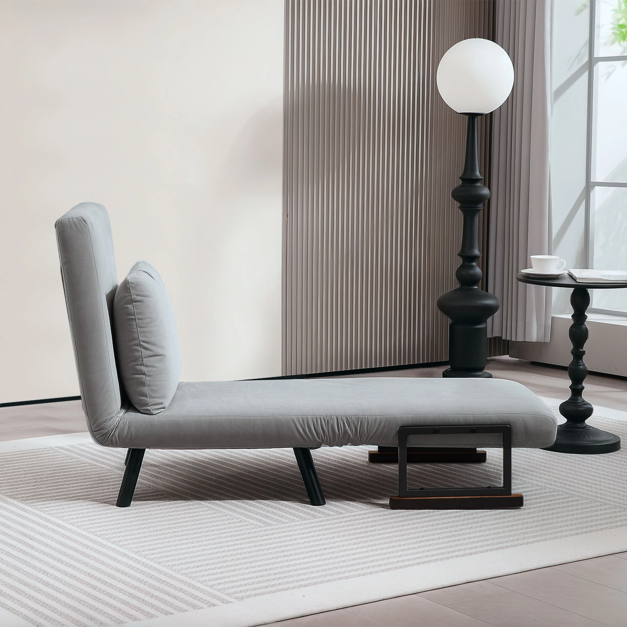 Sofa Chair - Modern Fabric Loveseat 2-Seater Couch with Padded Arms for Living Room Bedroom Apartment