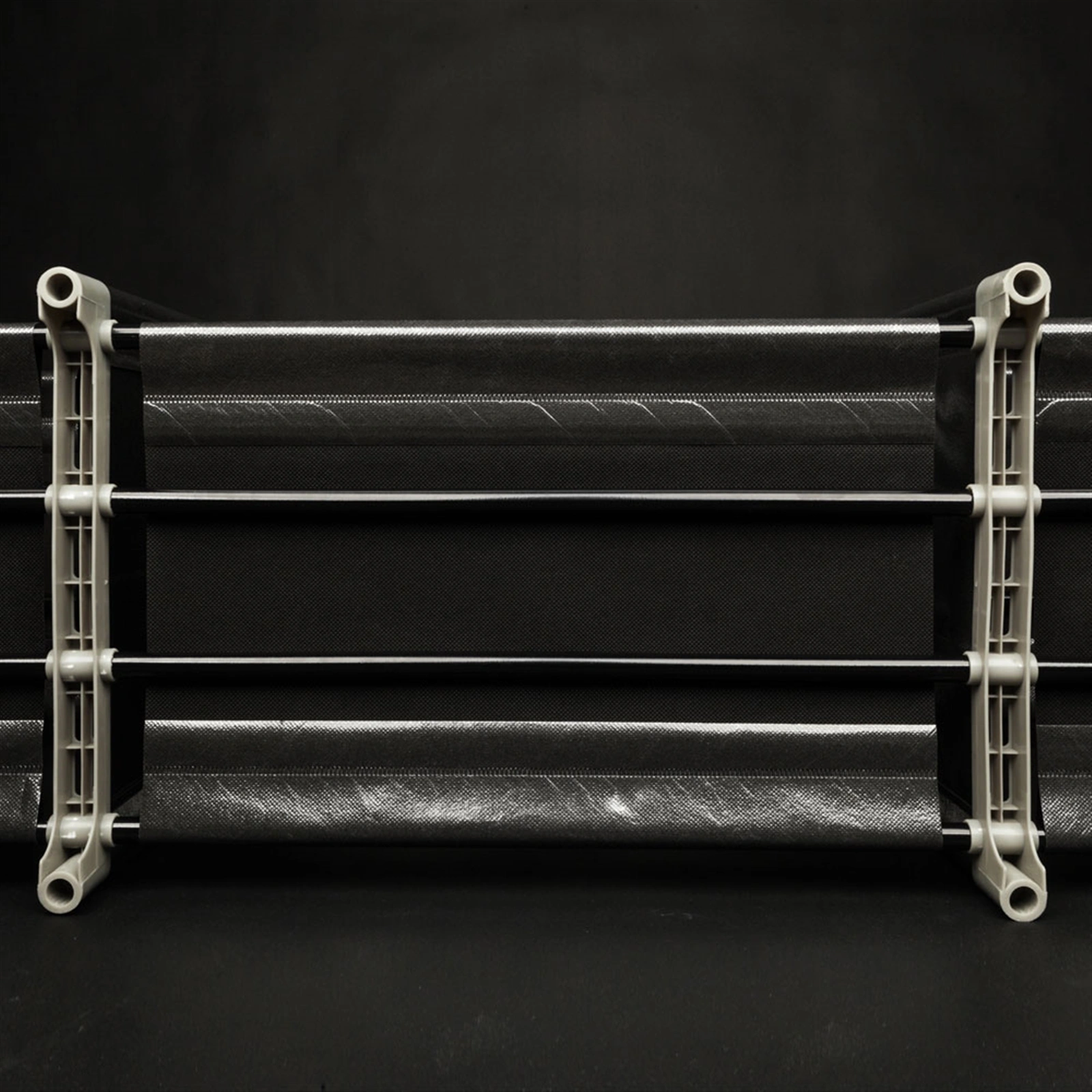 Multifunctional Assembled 3 Tiers 9 Compartments Storage Shelf Black view 9