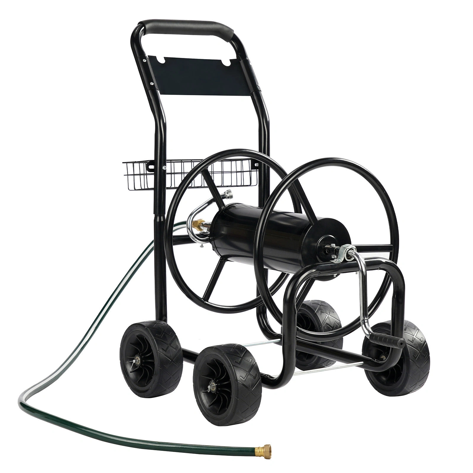 97*53*100cm Black Iron With Green Water Pipe Iron Spokes Water Pipe Truck [Not an inflatable tire]