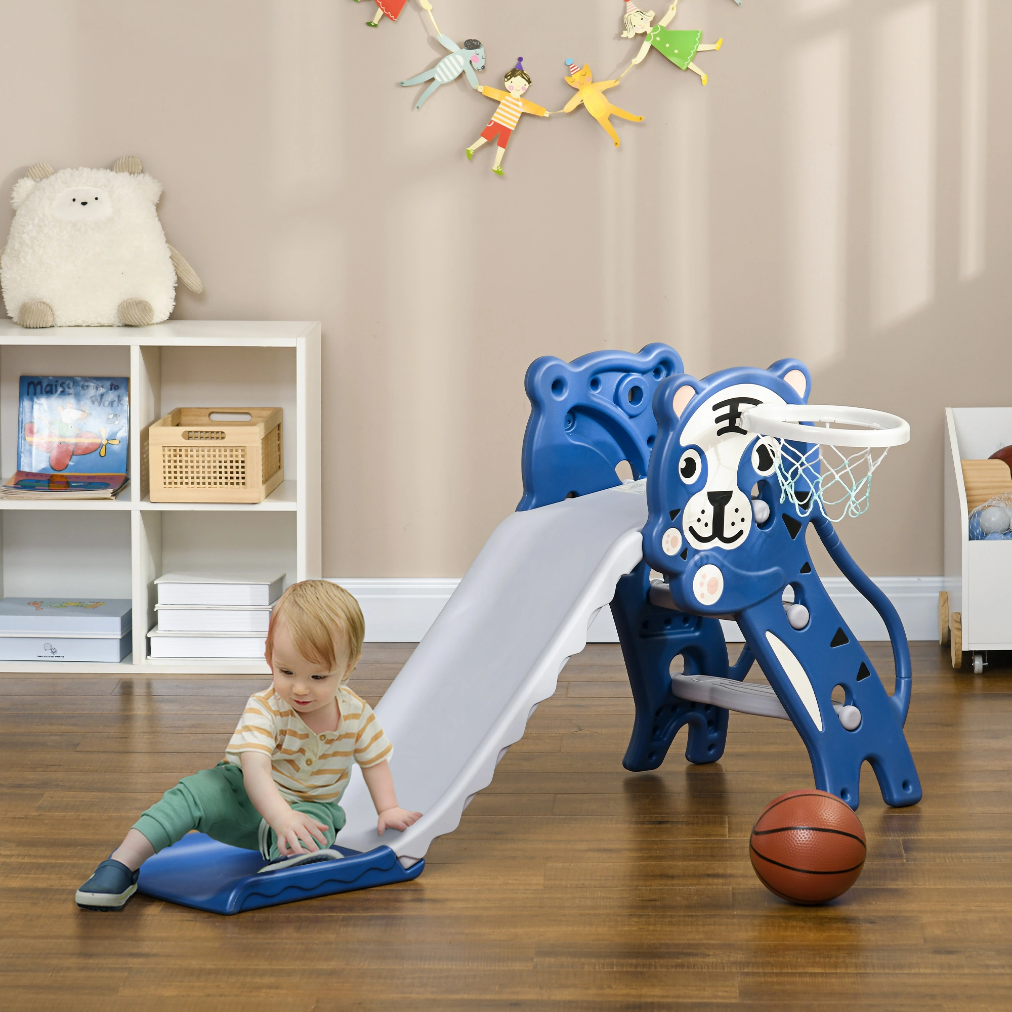 Kids Slide Outdoor Indoor - Safe Play Slide for Toddlers and Children - Durable Design