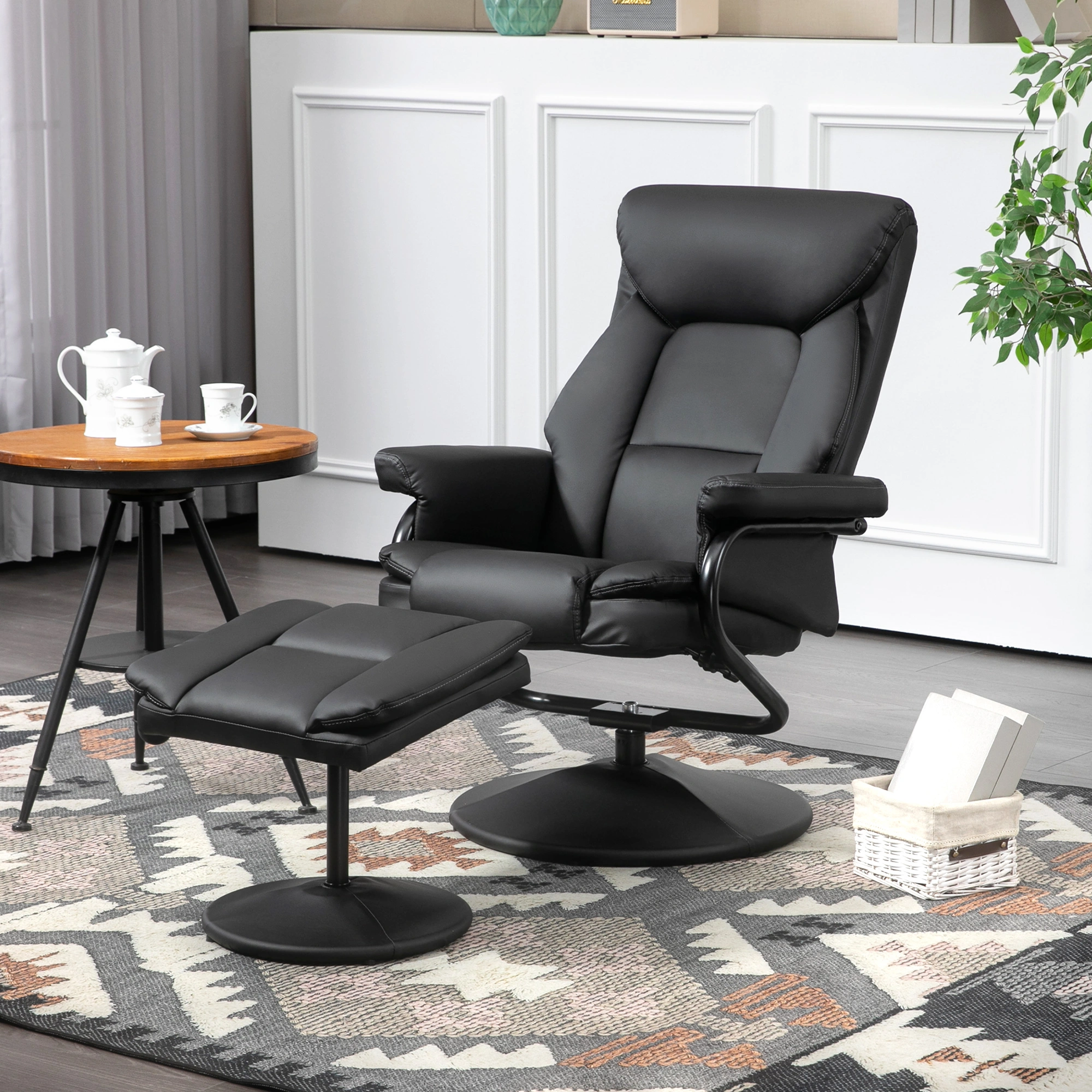 Power Lift Recliner Chair, Comfortable Living Room Lounger with Footrest