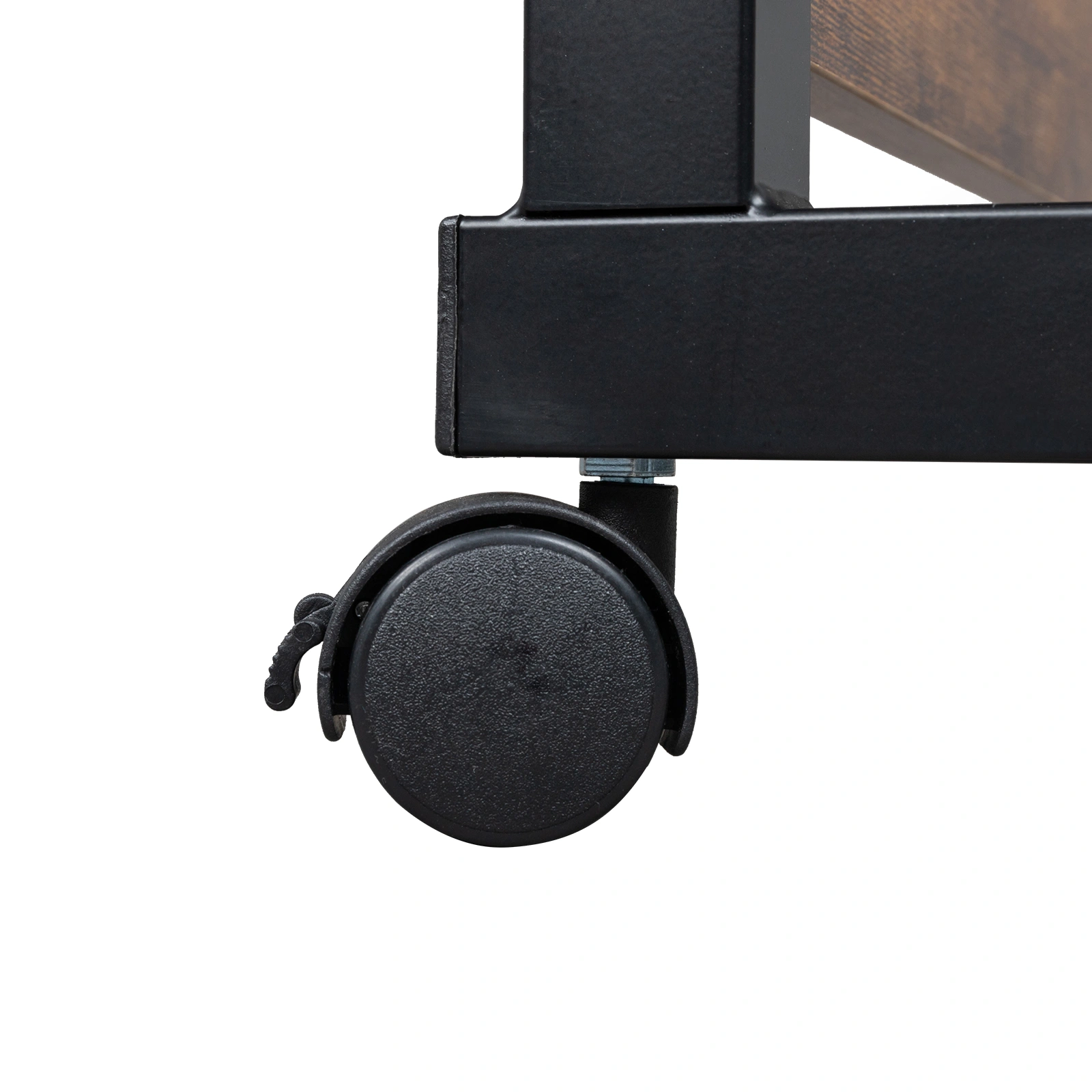 Rolling & Height adjustable P2 15MM Chipboard & Steel Side Table with Baffle view 17
