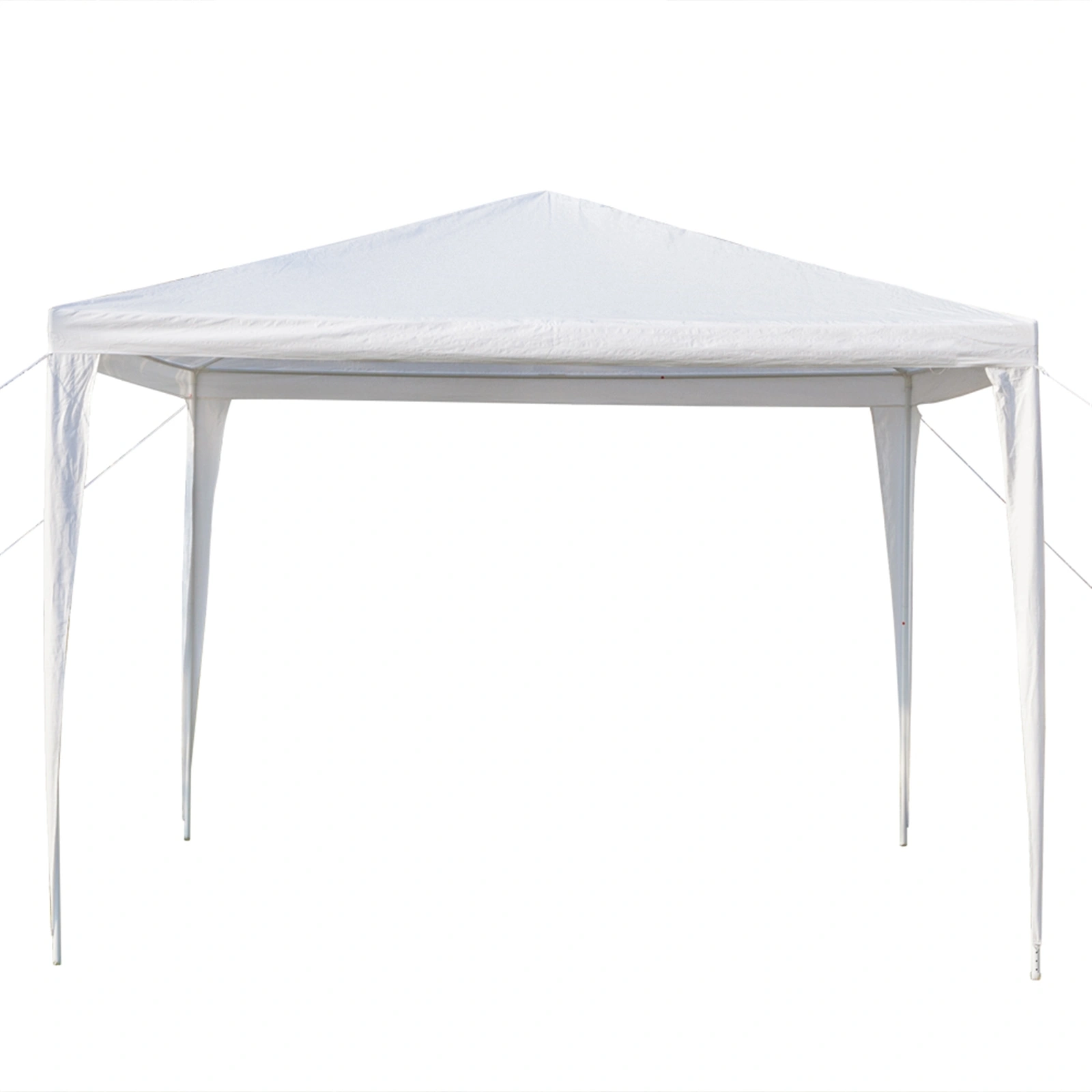 3 x 3m Four Sides Portable Home Use Waterproof Tent with Spiral Tubes White view 2