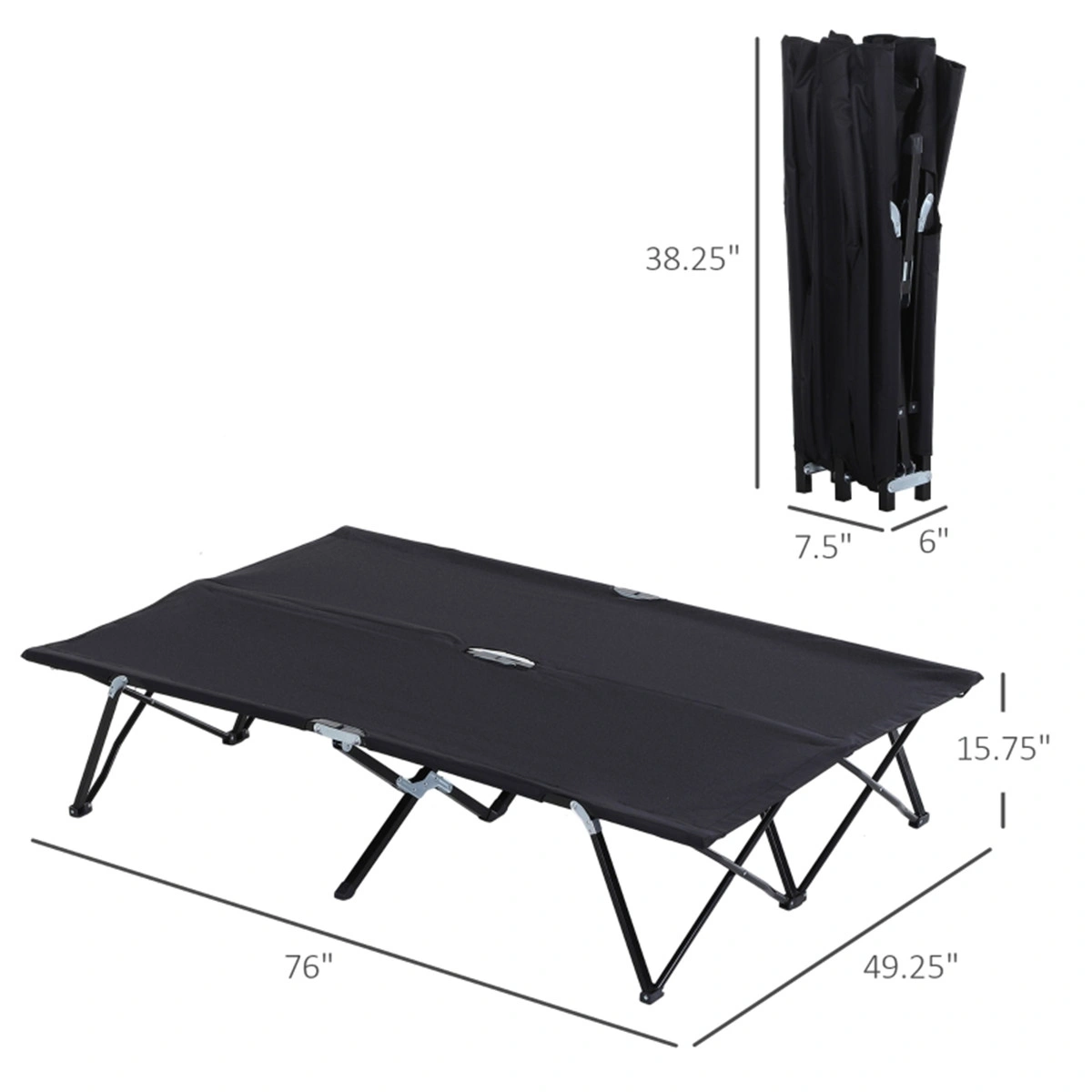 Folding Camping Chair & Cot Portable Outdoor Lightweight view 3