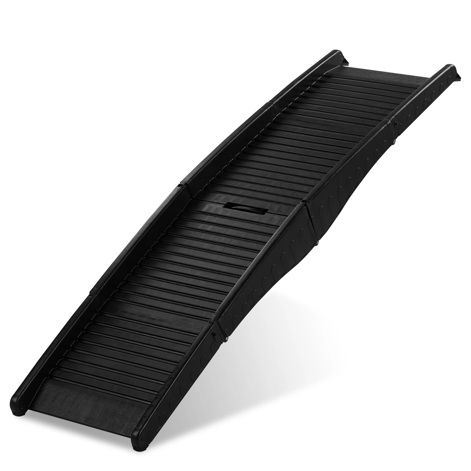 60 Inch Nonslip Folding Pet Ramp, Tri-Fold Portable Lightweight Dog Ramp for Cars Trucks SUVs