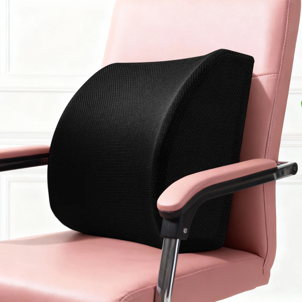 Memory Foam Lumbar Support Cushion, Ergonomic Back Rest Pillow for Wheelchair, Office Chair & Car Seat view 3