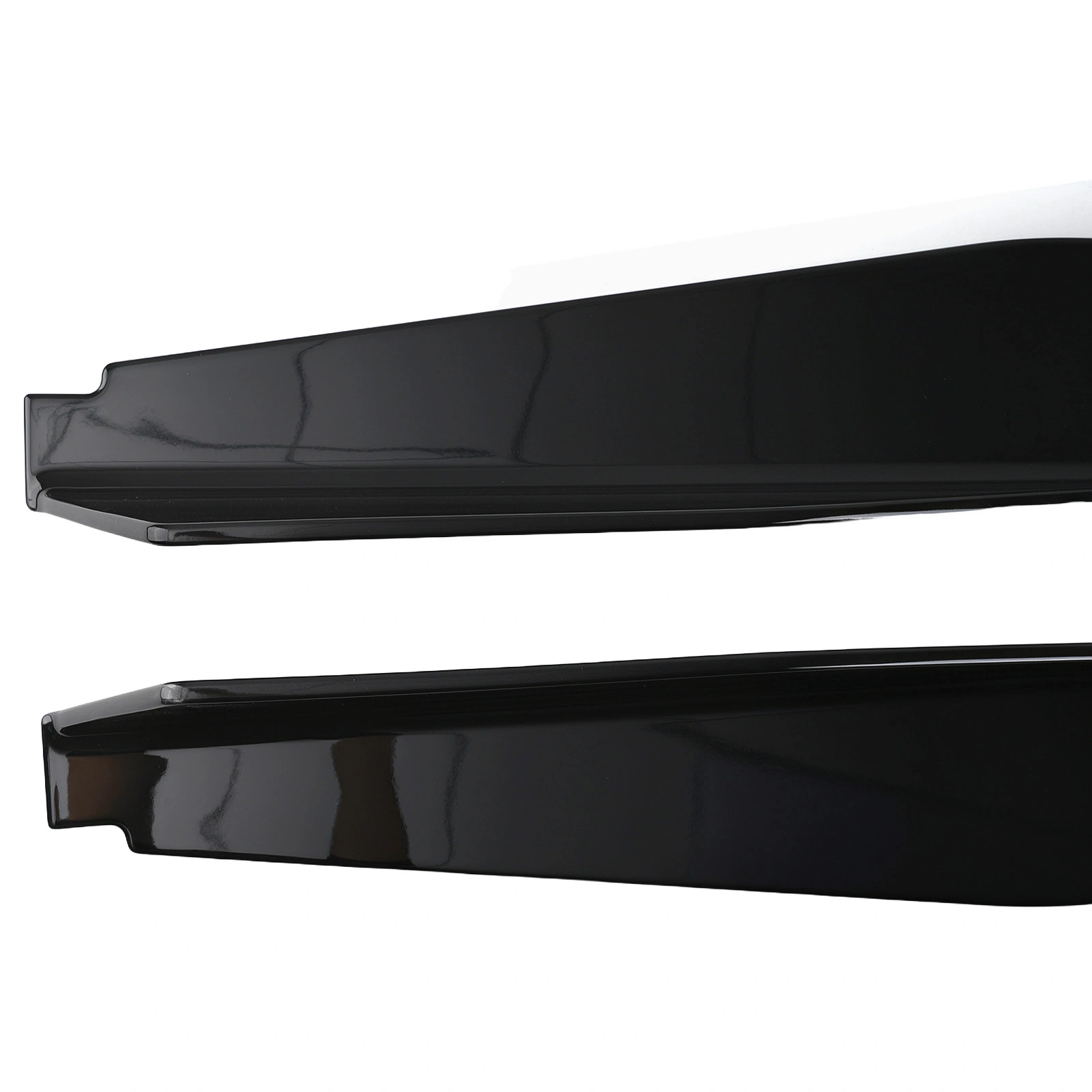 2x Black Side Skirt Extension Set fit for Corvette C8 2020-2024 Body Panel ABS view 3