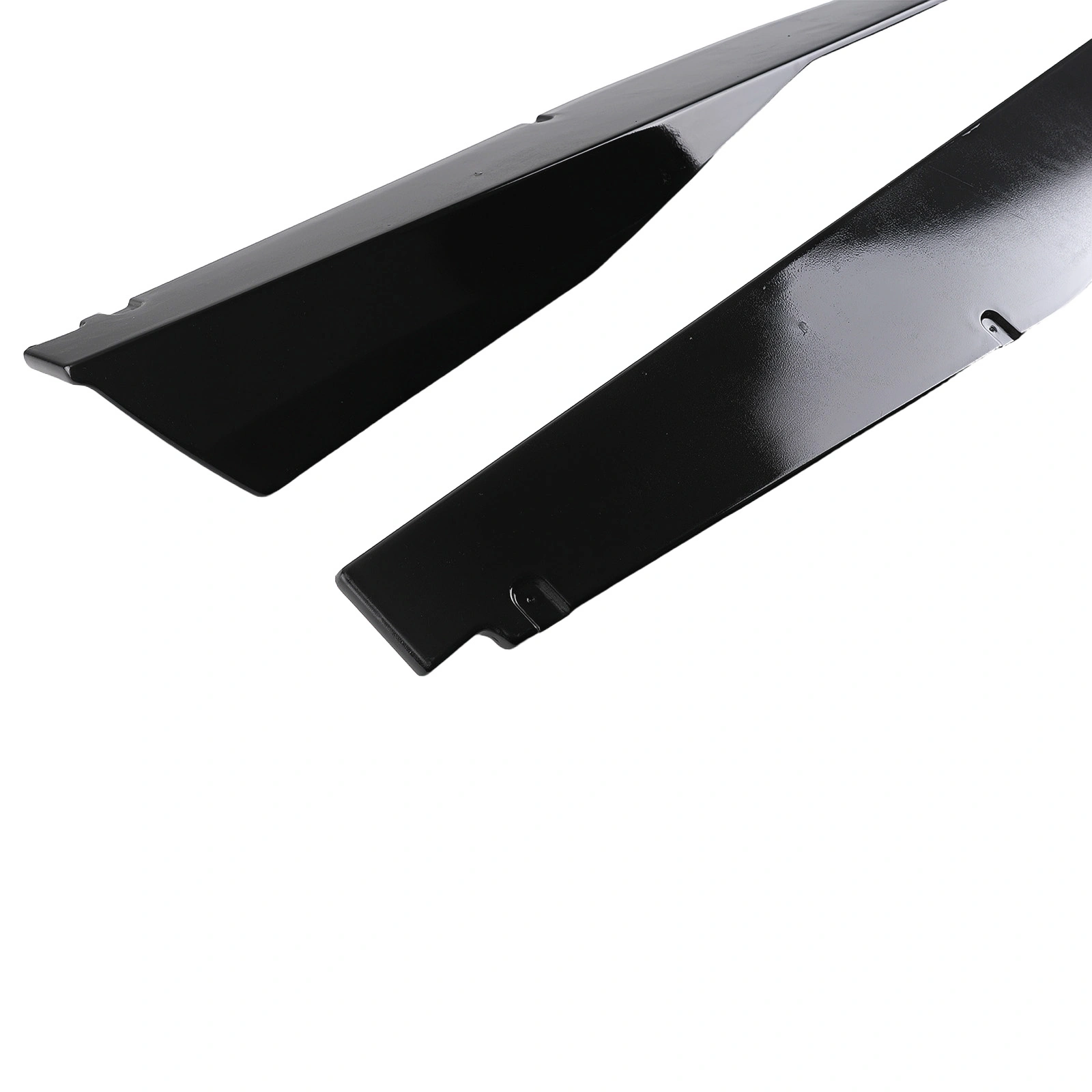 2x Black Side Skirt Extension Set fit for Corvette C8 2020-2024 Body Panel ABS view 4