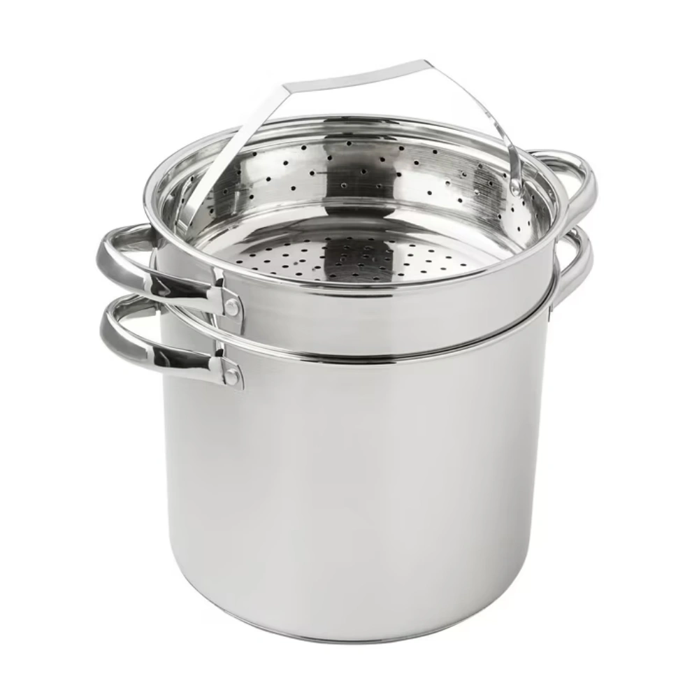 4-Piece Stainless Steel 8 qt Cooker Multipot Set view 3