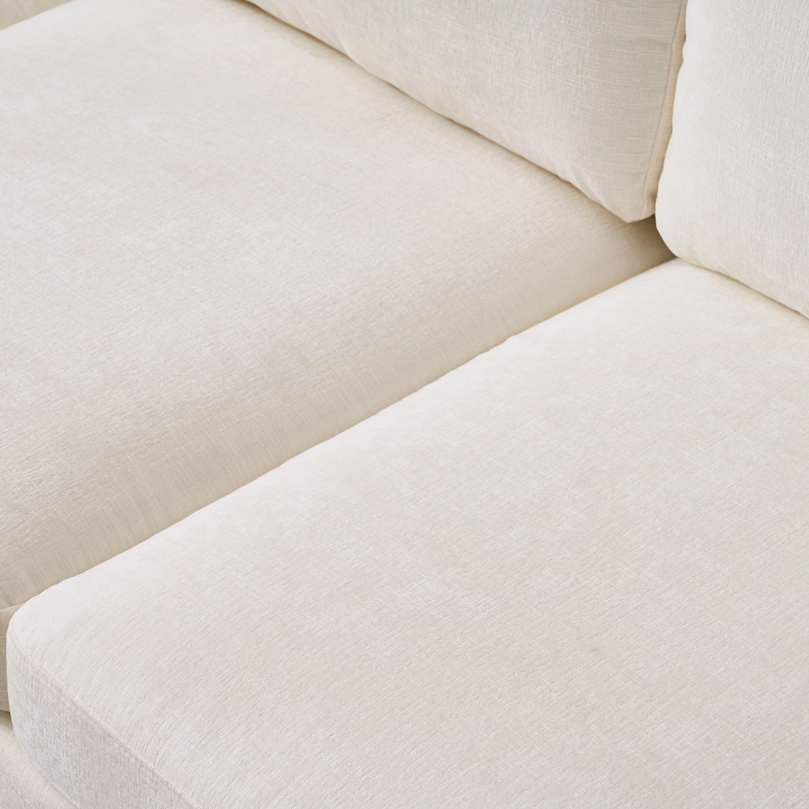 U-Shaped 4-Seat Indoor Modular Sofa Creamy-White view 17